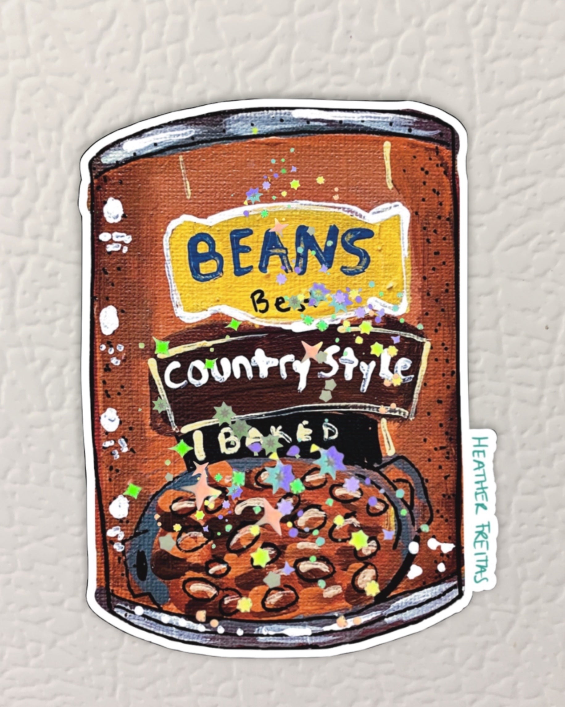 Baked Beans Magnet ( Die-Cut )