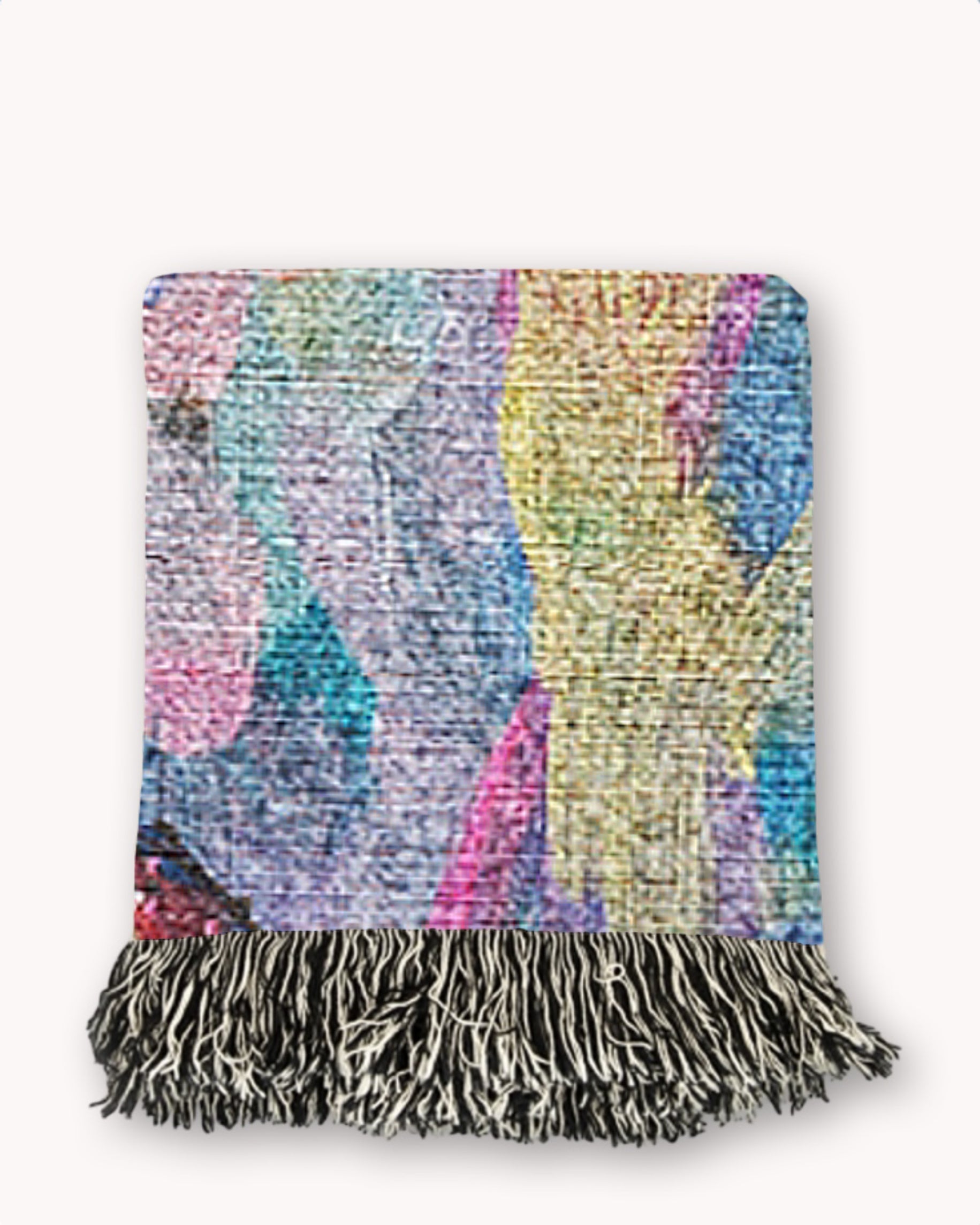 Pastel Flying Pig Woven Blanket Tapestry