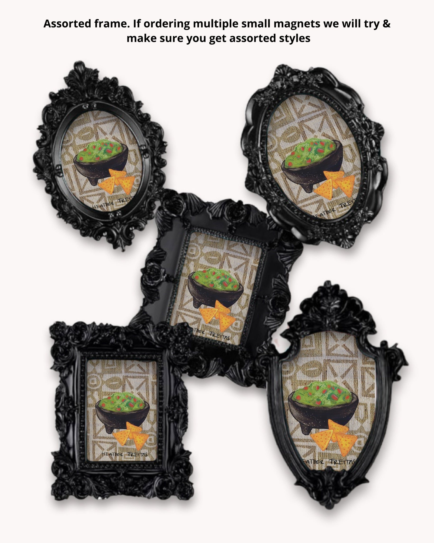 Guacamole Framed Magnet ( Small )
