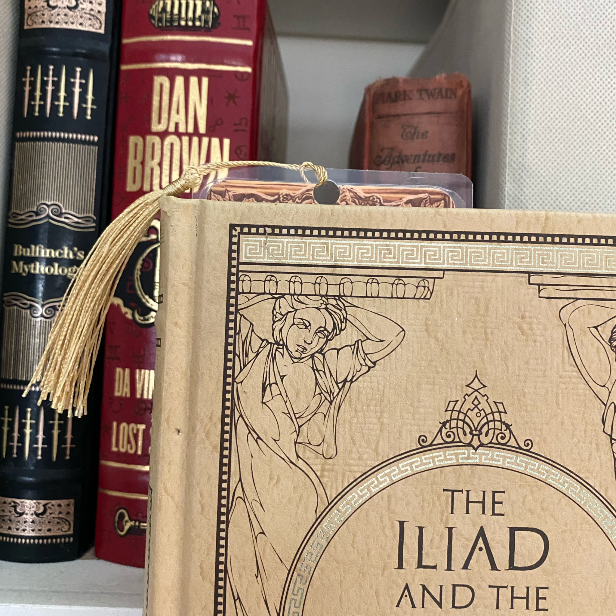 Lilac Cat Fine Art Painting Bookmark