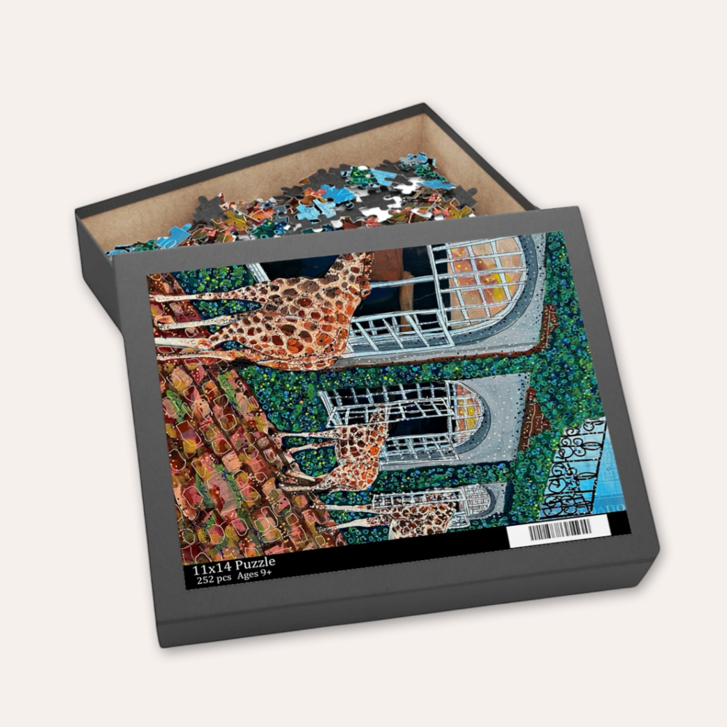 Fine Dining Giraffe Puzzle ( 120 - 500 Piece )