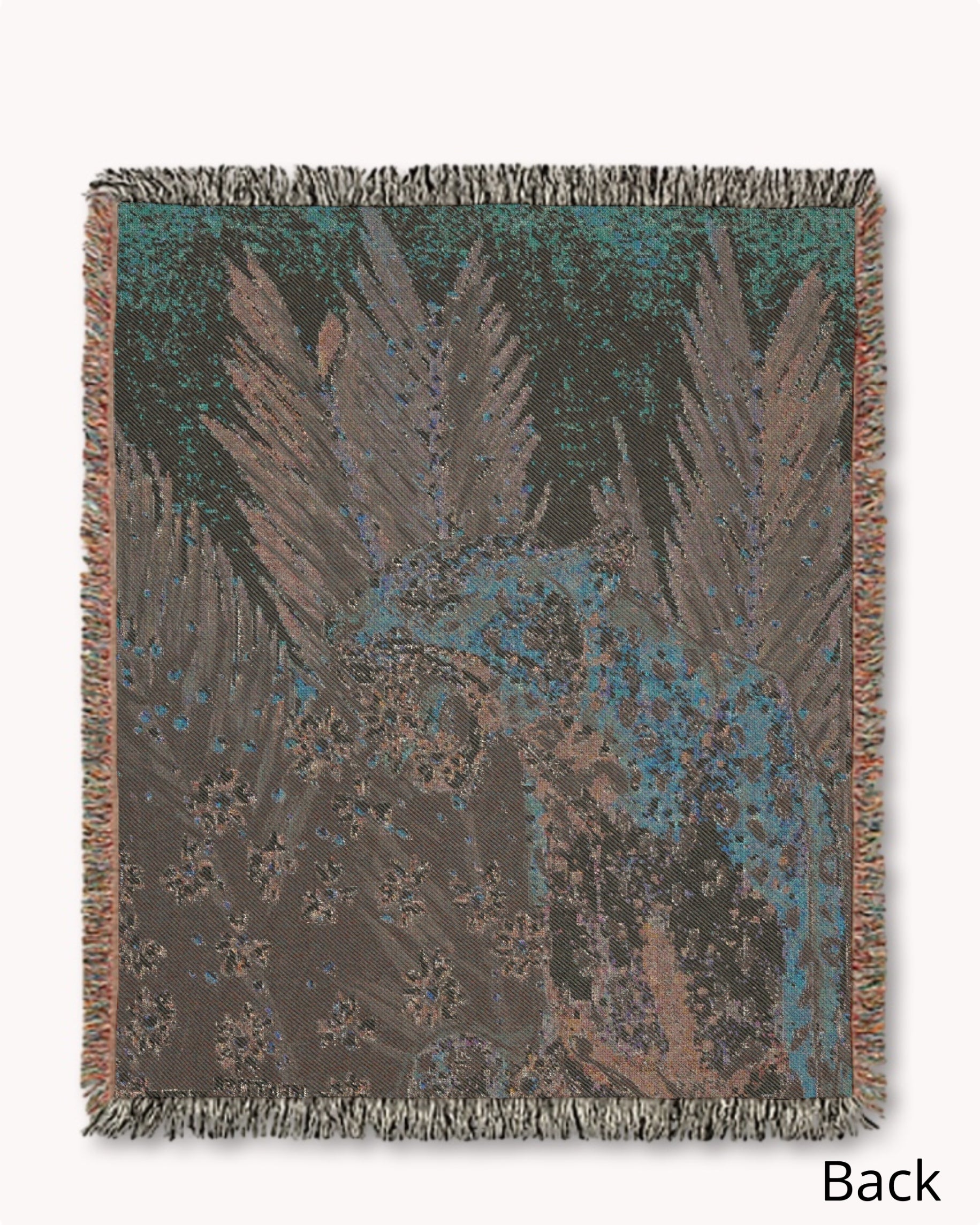 Jaguar Daisy Woven Blanket