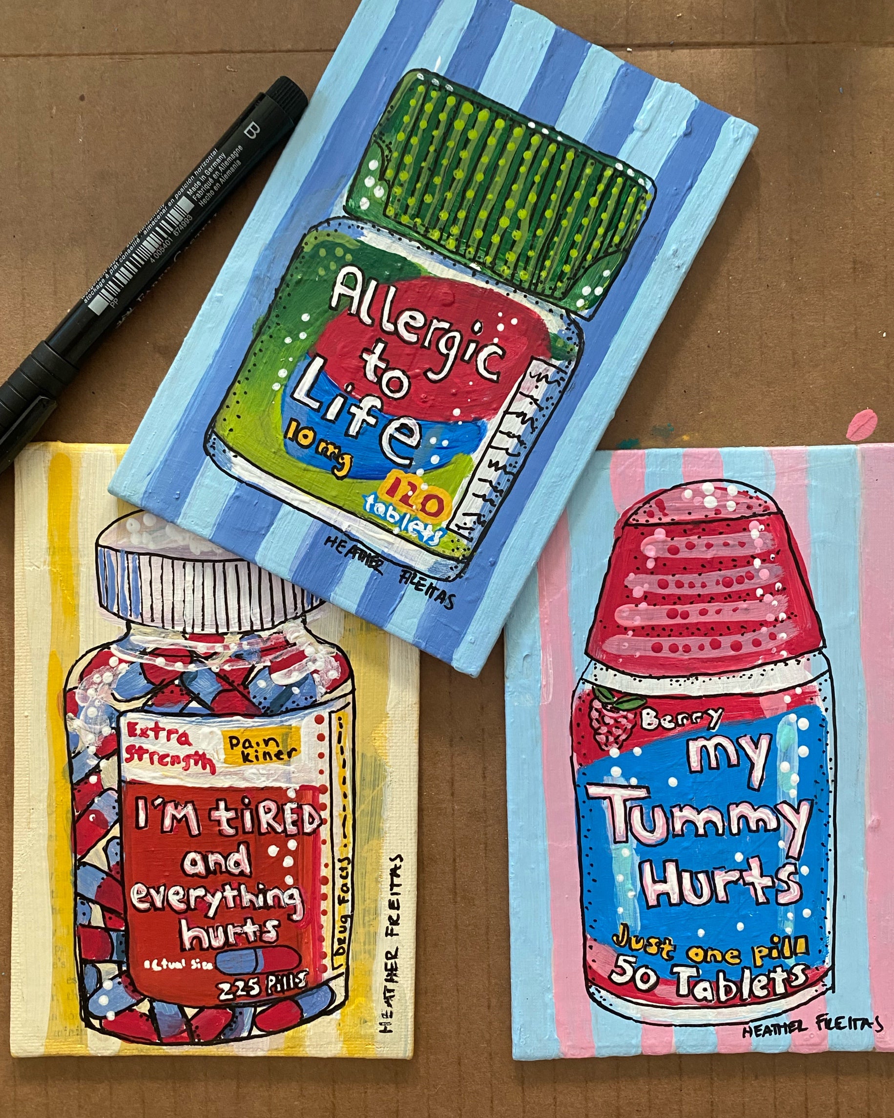 Allergic To Life ( Original Painting )