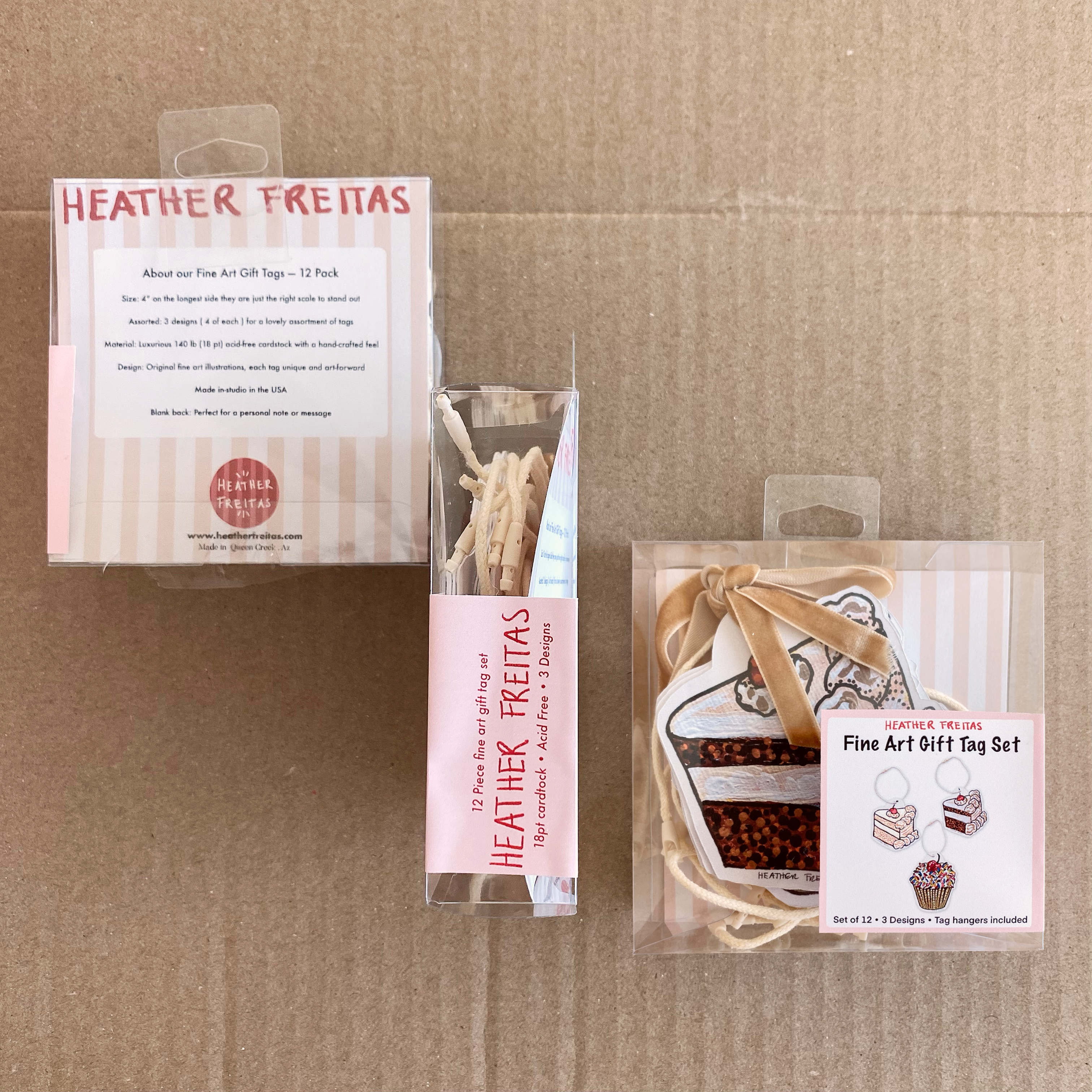 Cake Fine Art Gift Tags ( 12 pack )