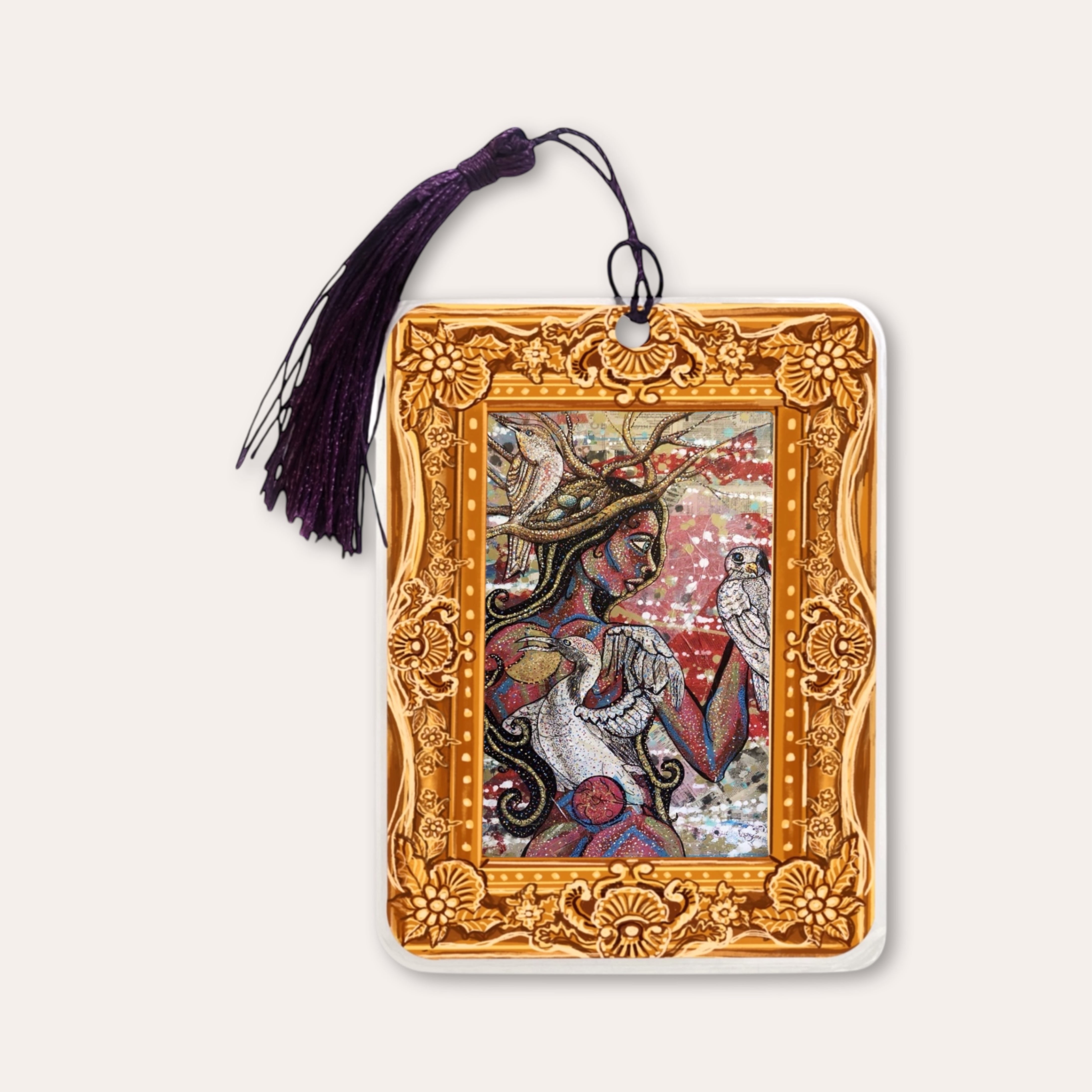 Root Chakra Fine Art Painting Bookmark