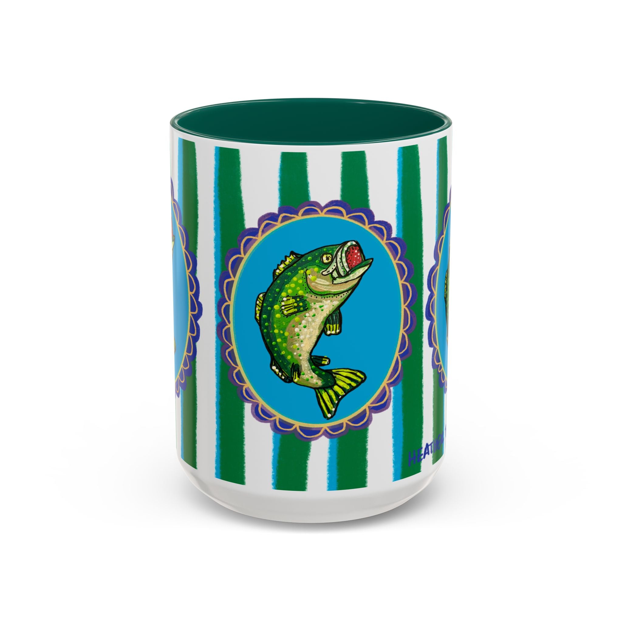 Bass Fish Coffee Mug 15oz