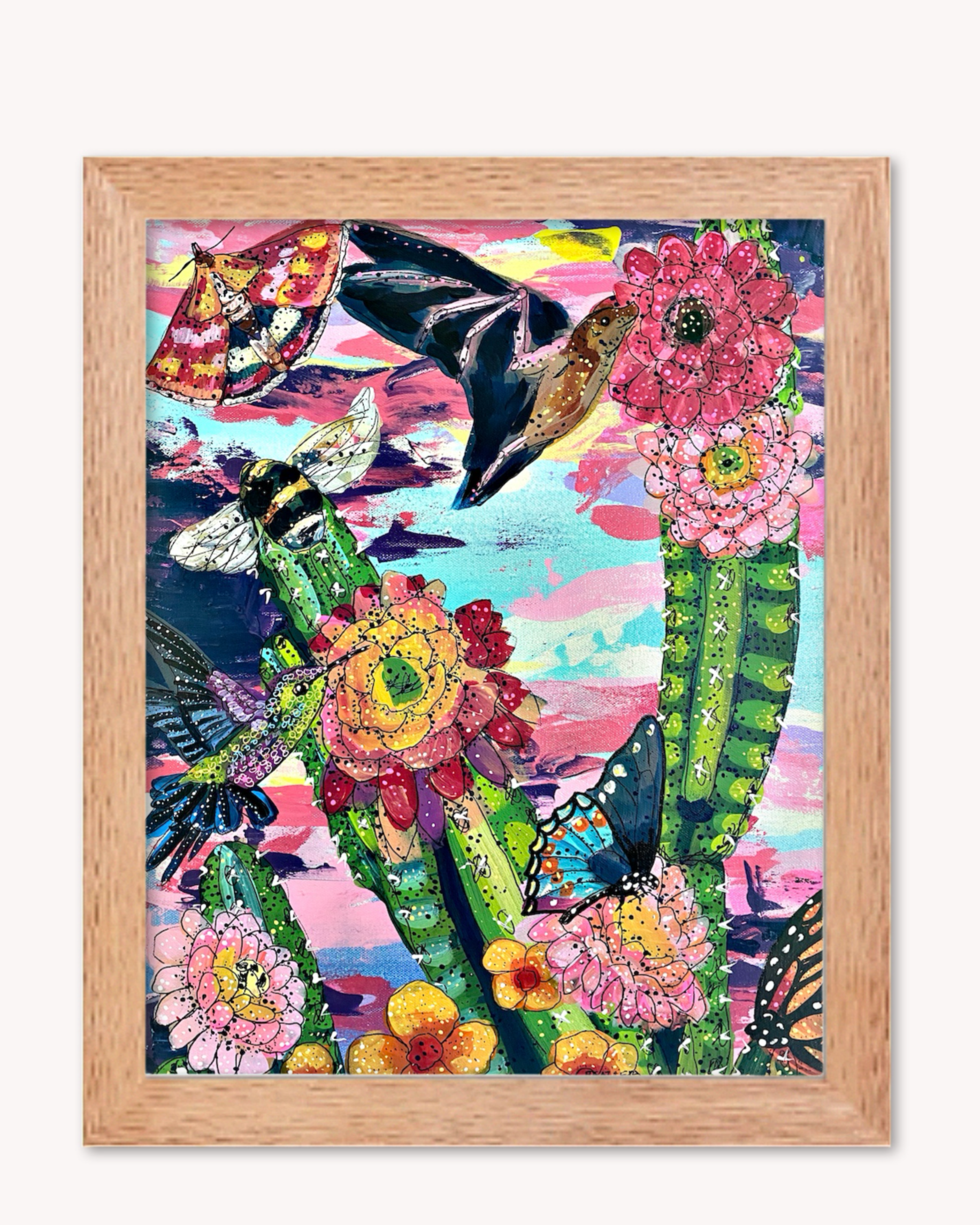 Desert Dawn Pollinators Print