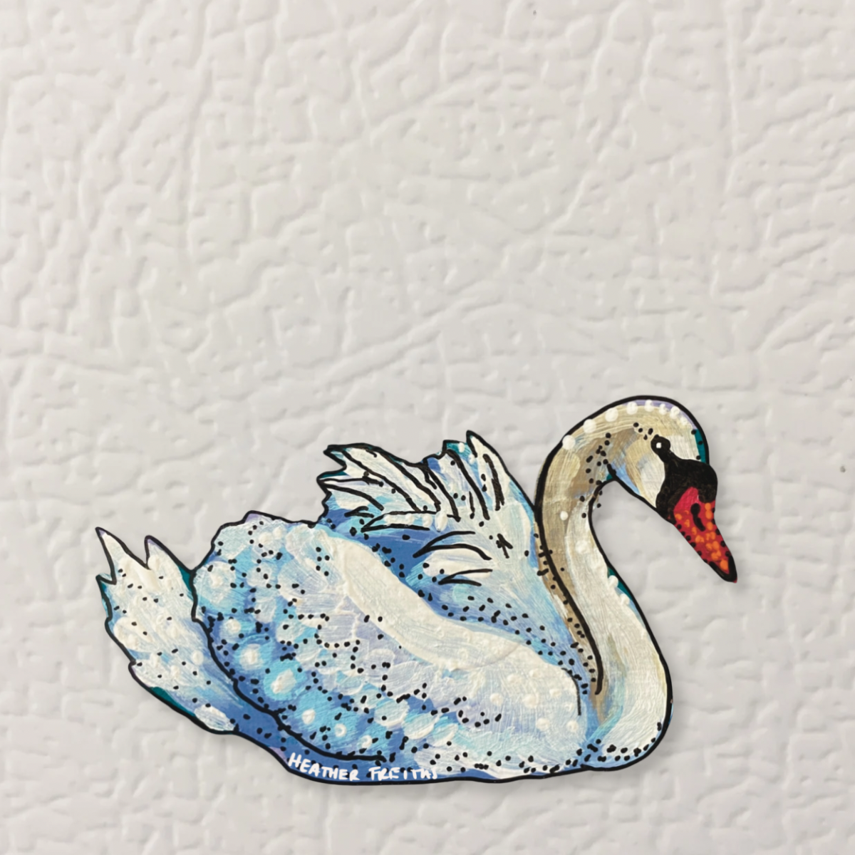 Swan Magnet ( Die-Cut )