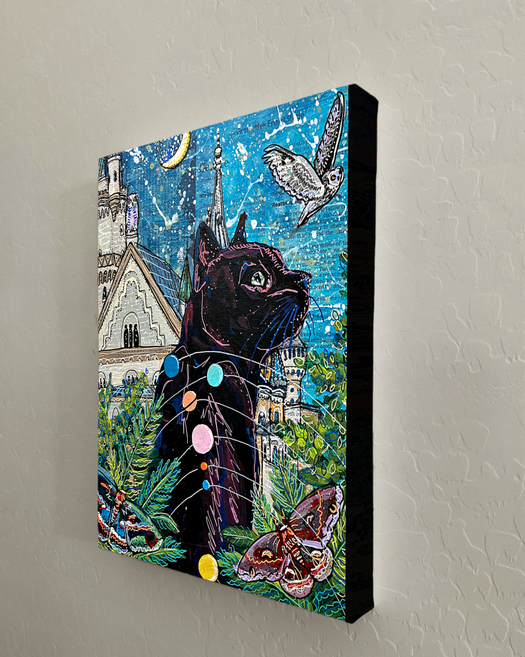Jupiter Castle Cat Print