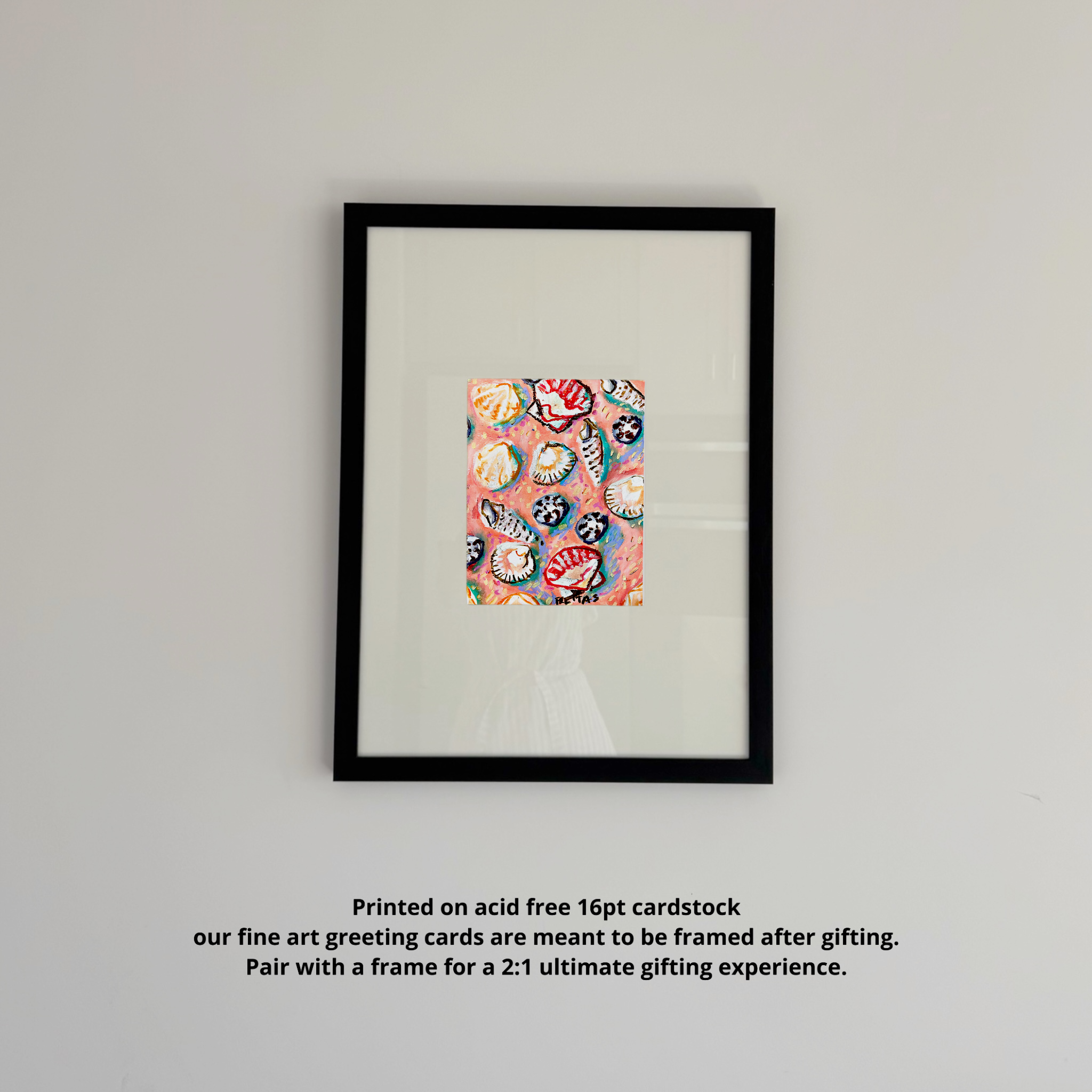 Pink Shells - Greeting Card / Fine Art Print