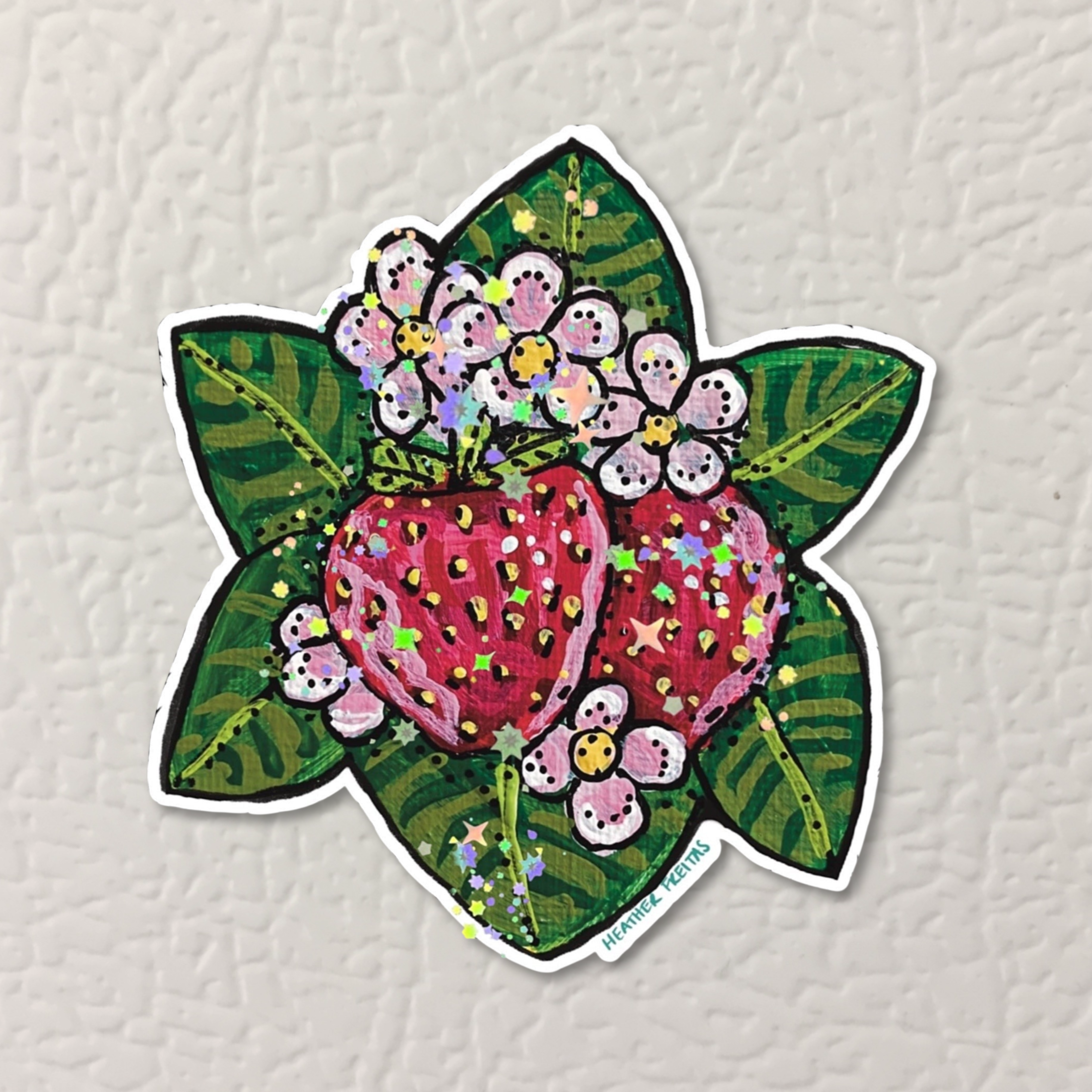 Strawberry Magnet ( Die-Cut )