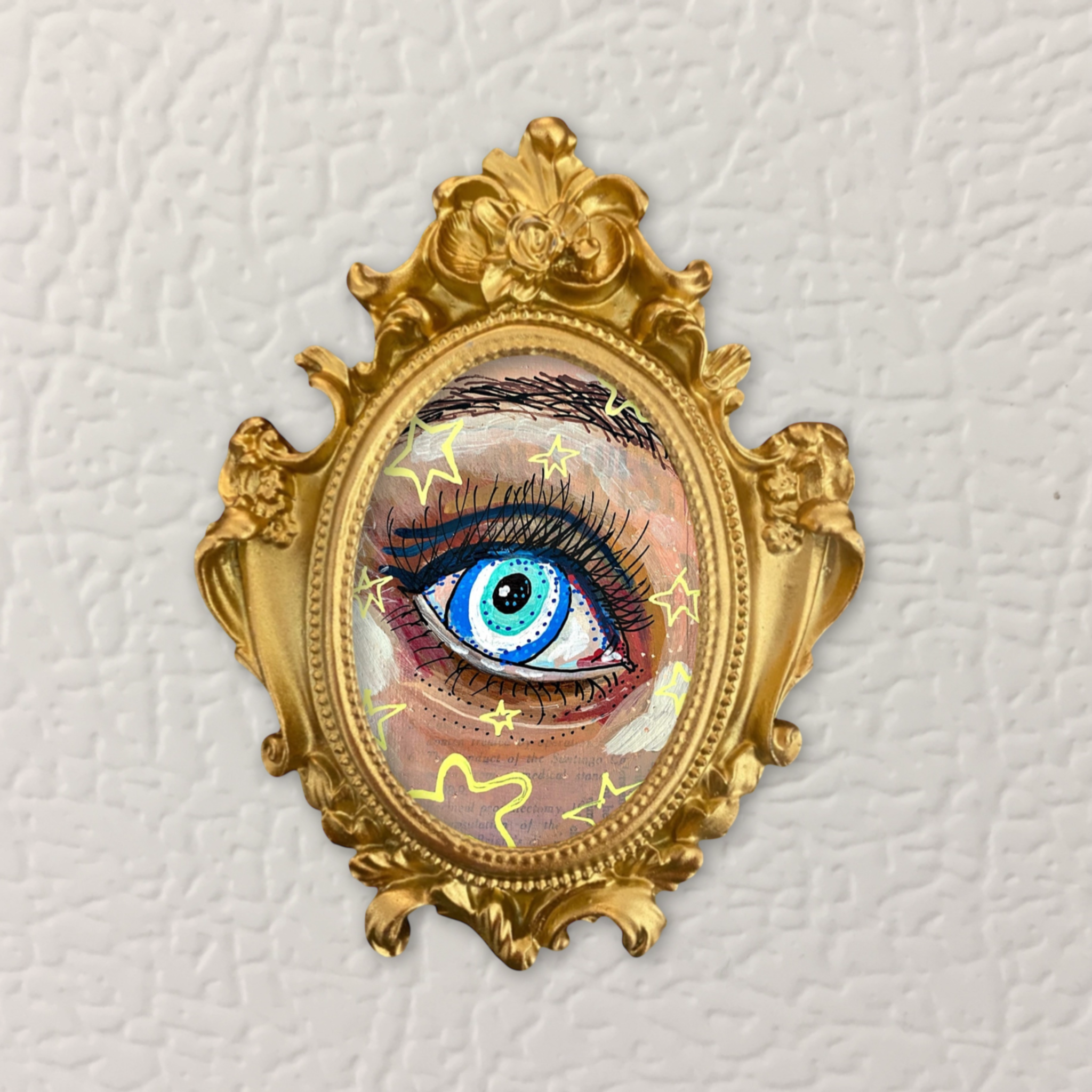 Seeing Stars Framed Small Magnet