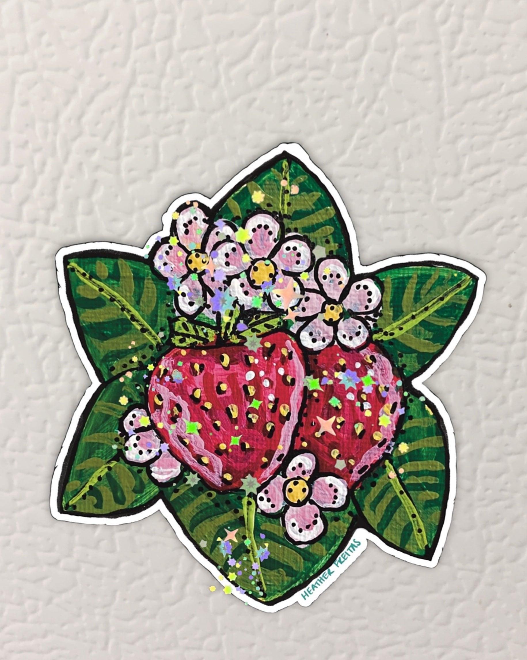 Strawberry Magnet ( Die-Cut )