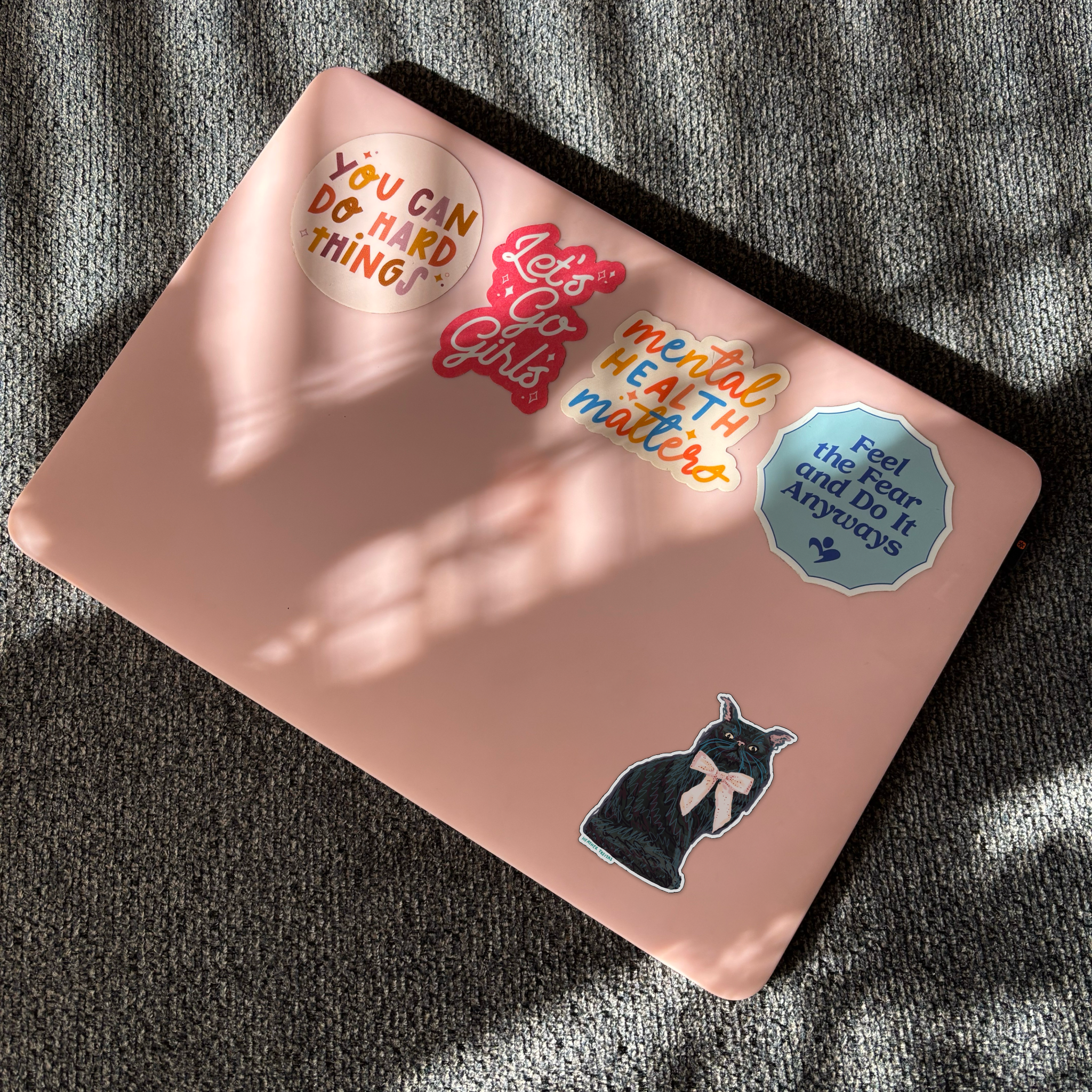 Black Persain Cat Sticker