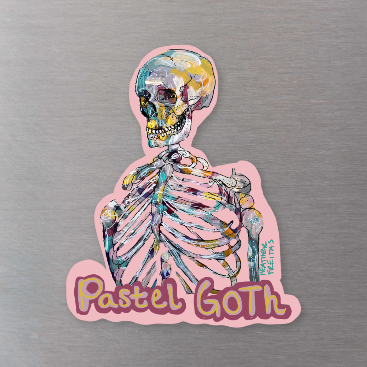 Pastel Goth Magnet ( Die-Cut )
