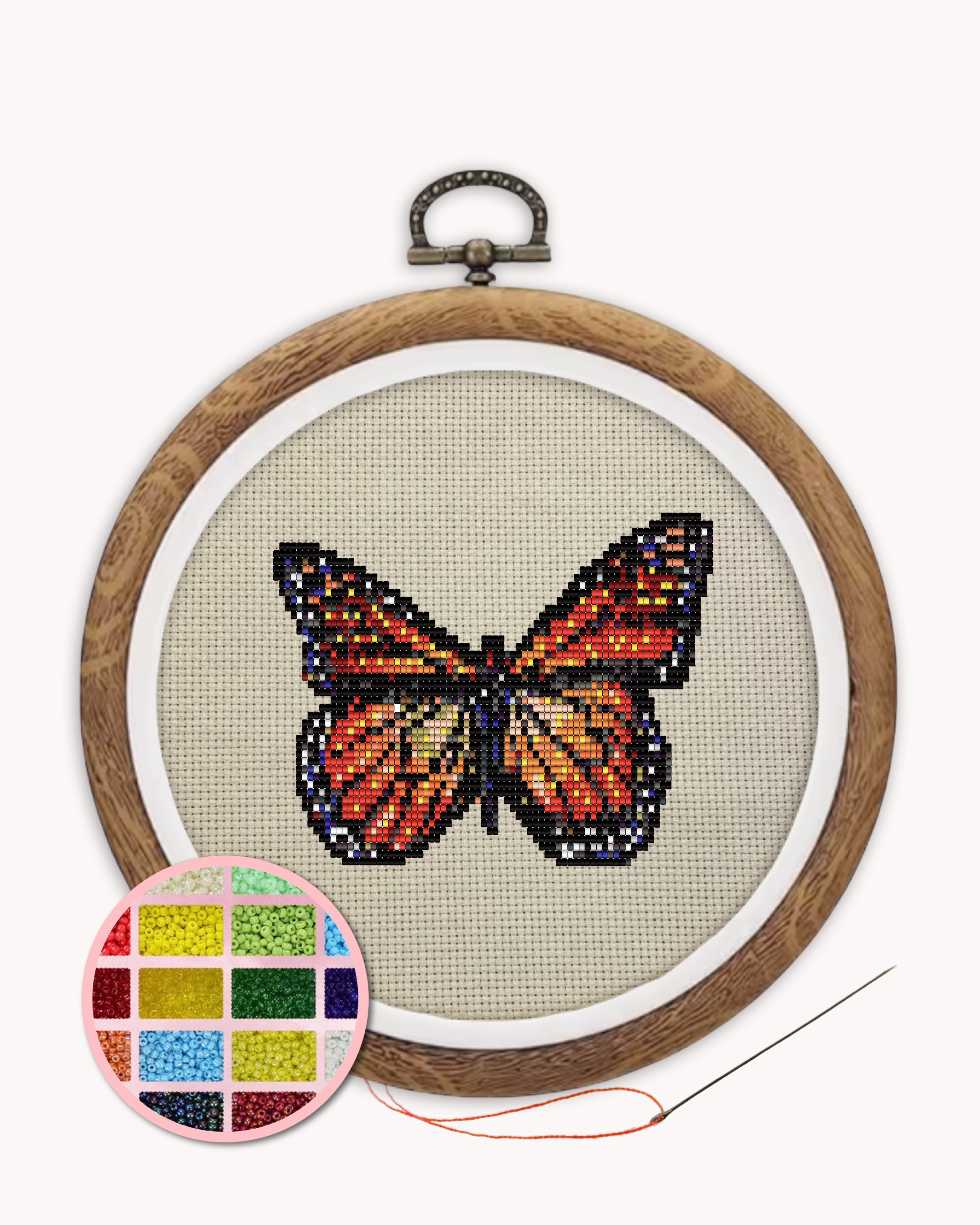 Monarch Beaded Art Kit ( L 5 inch )