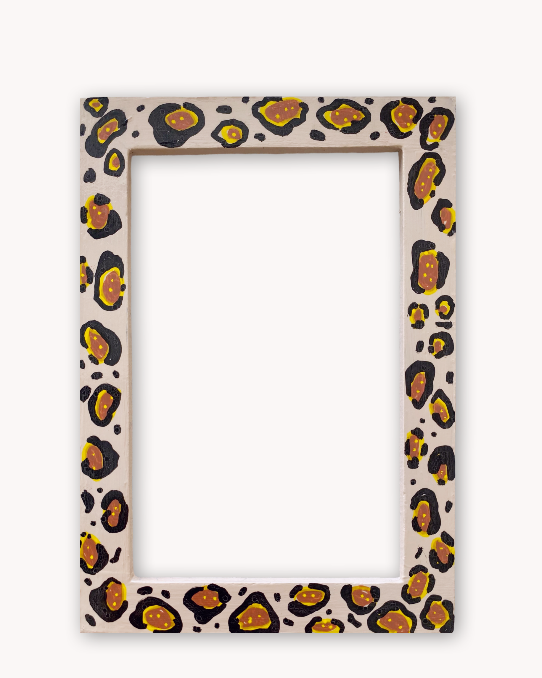 Leopard ( Hand Painted Frame 4x6 inch )