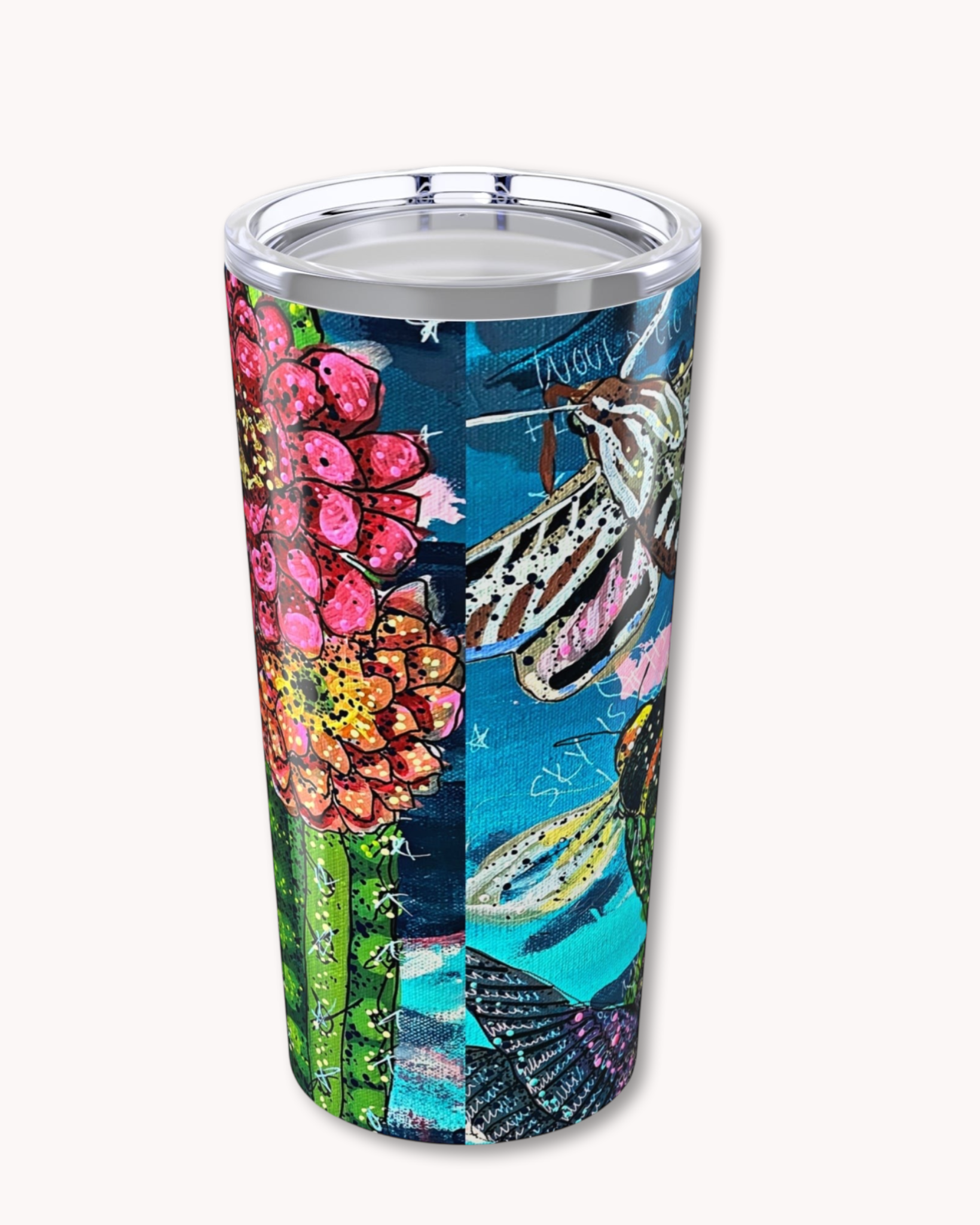 Twilight Desert Pollinators 20oz Tumbler