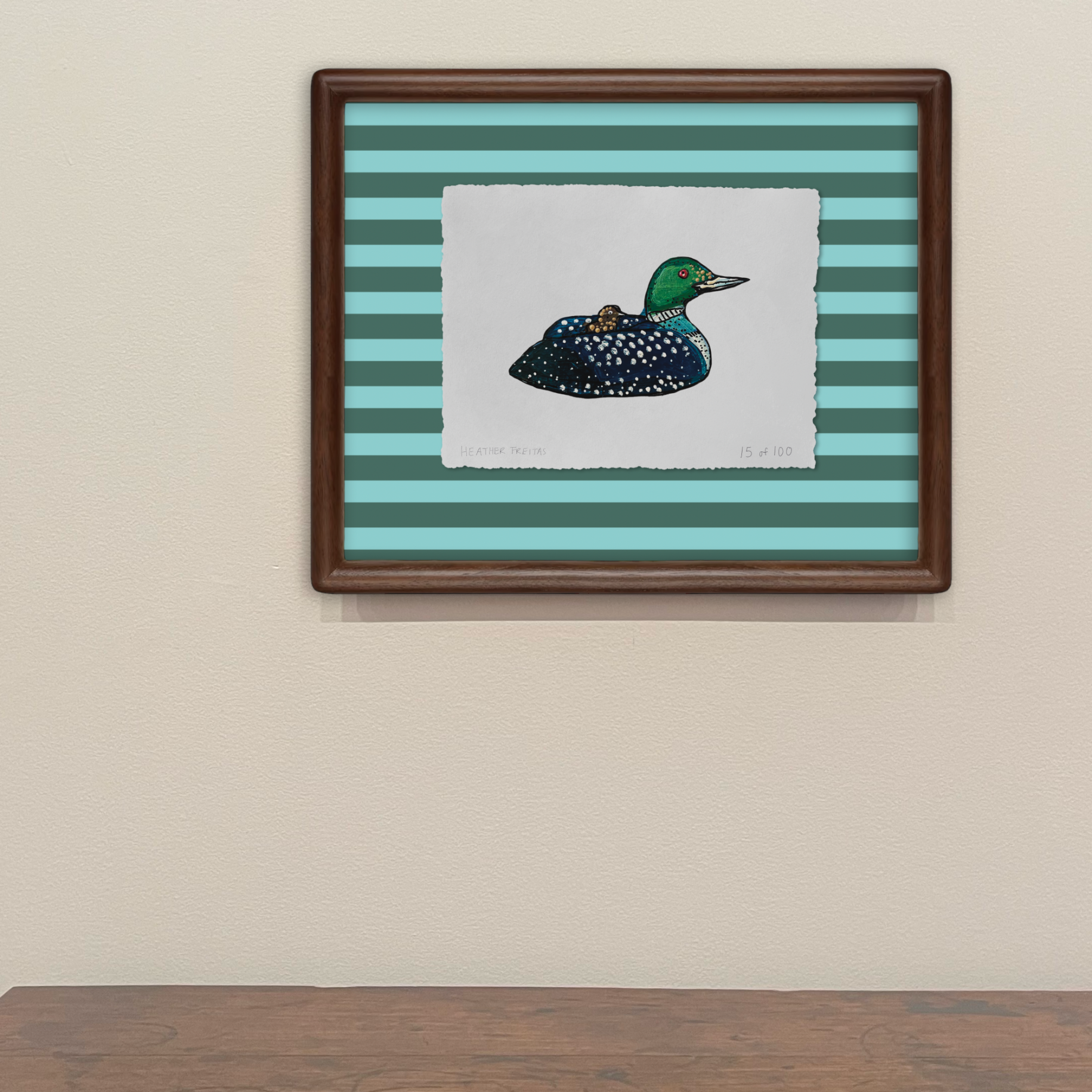 Loon Limited Edition Framed Print