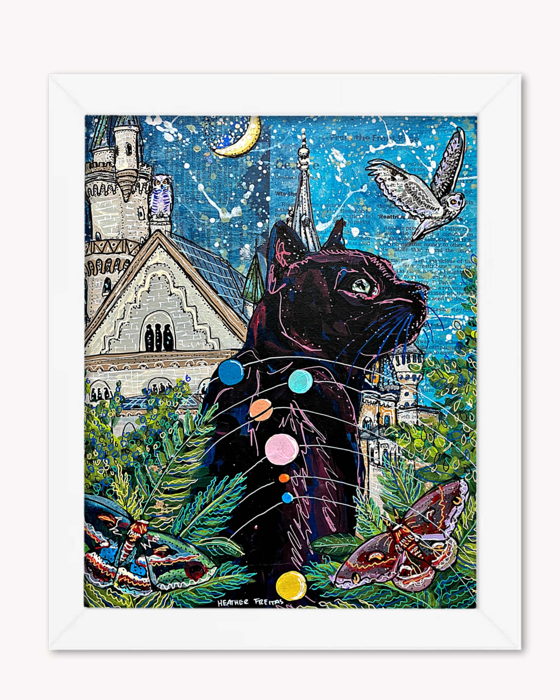 Jupiter Castle Cat Print