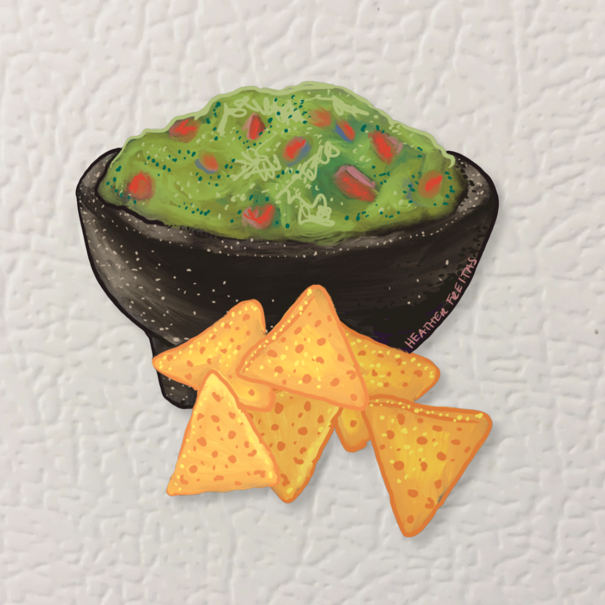 Guacamole Magnet ( Die-Cut )