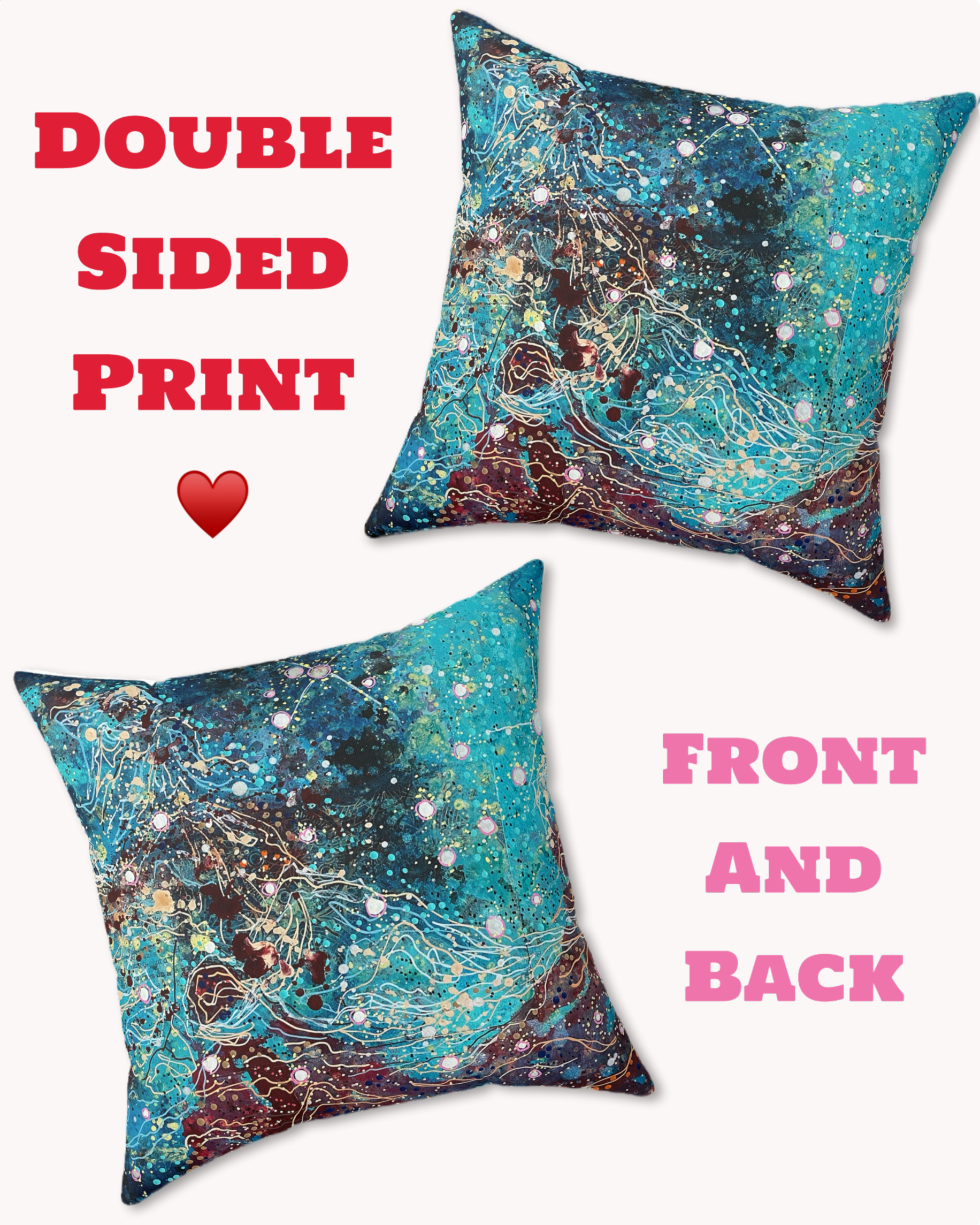 Current Galaxy Decorative Faux Suede Throw Pillow