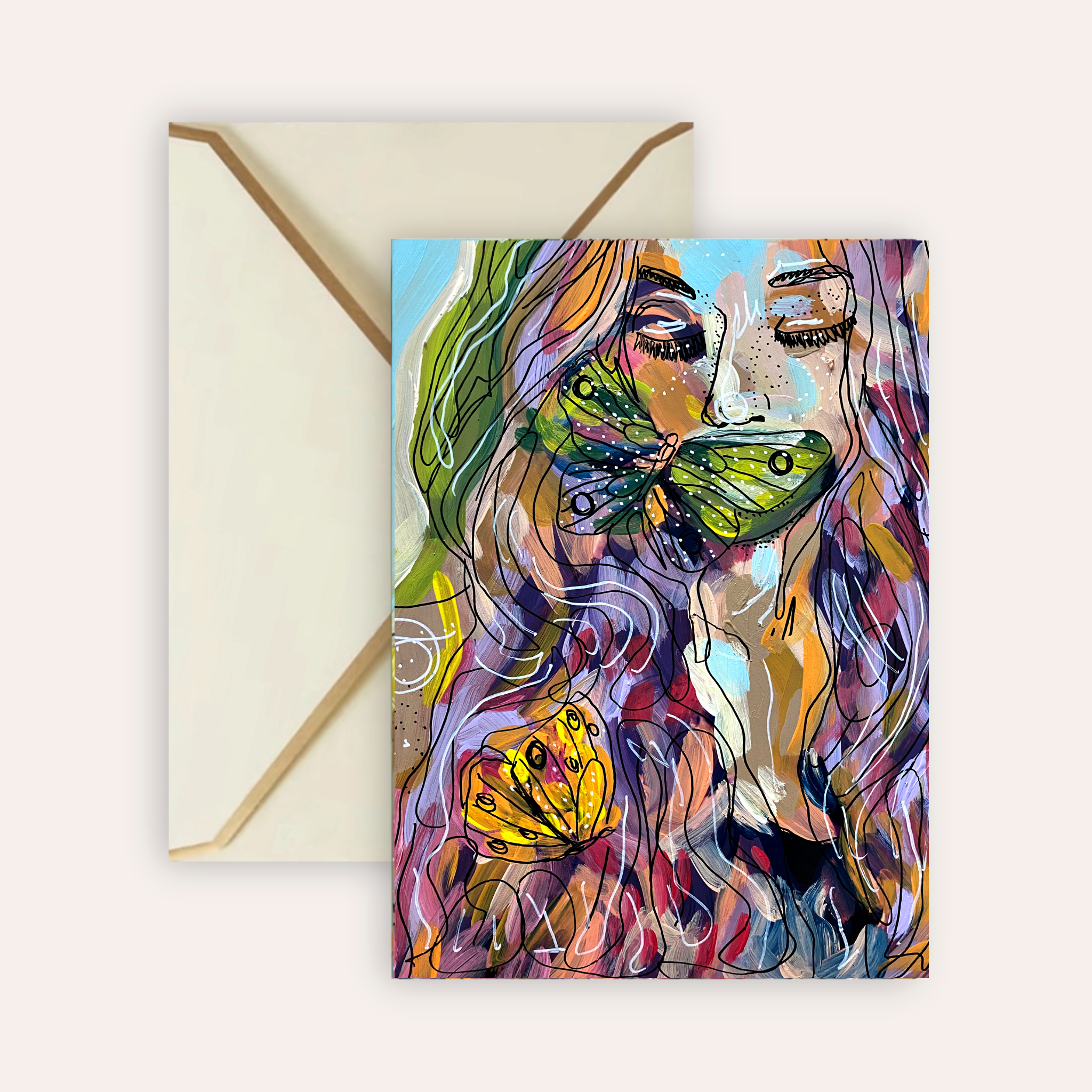 Viral Fine Art Greeting Card