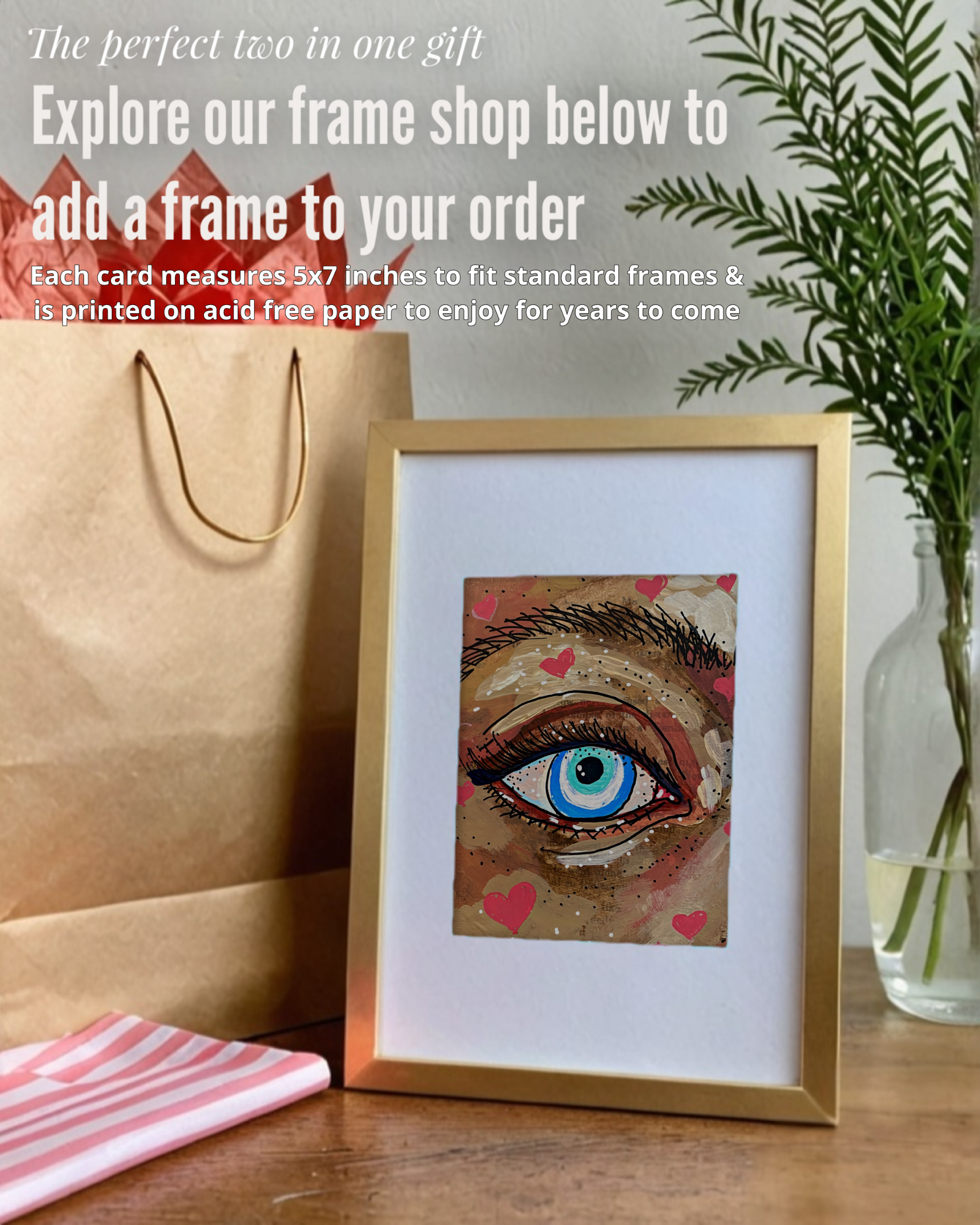 Eye Love Evil Eyes - Greeting Card / Fine Art Print