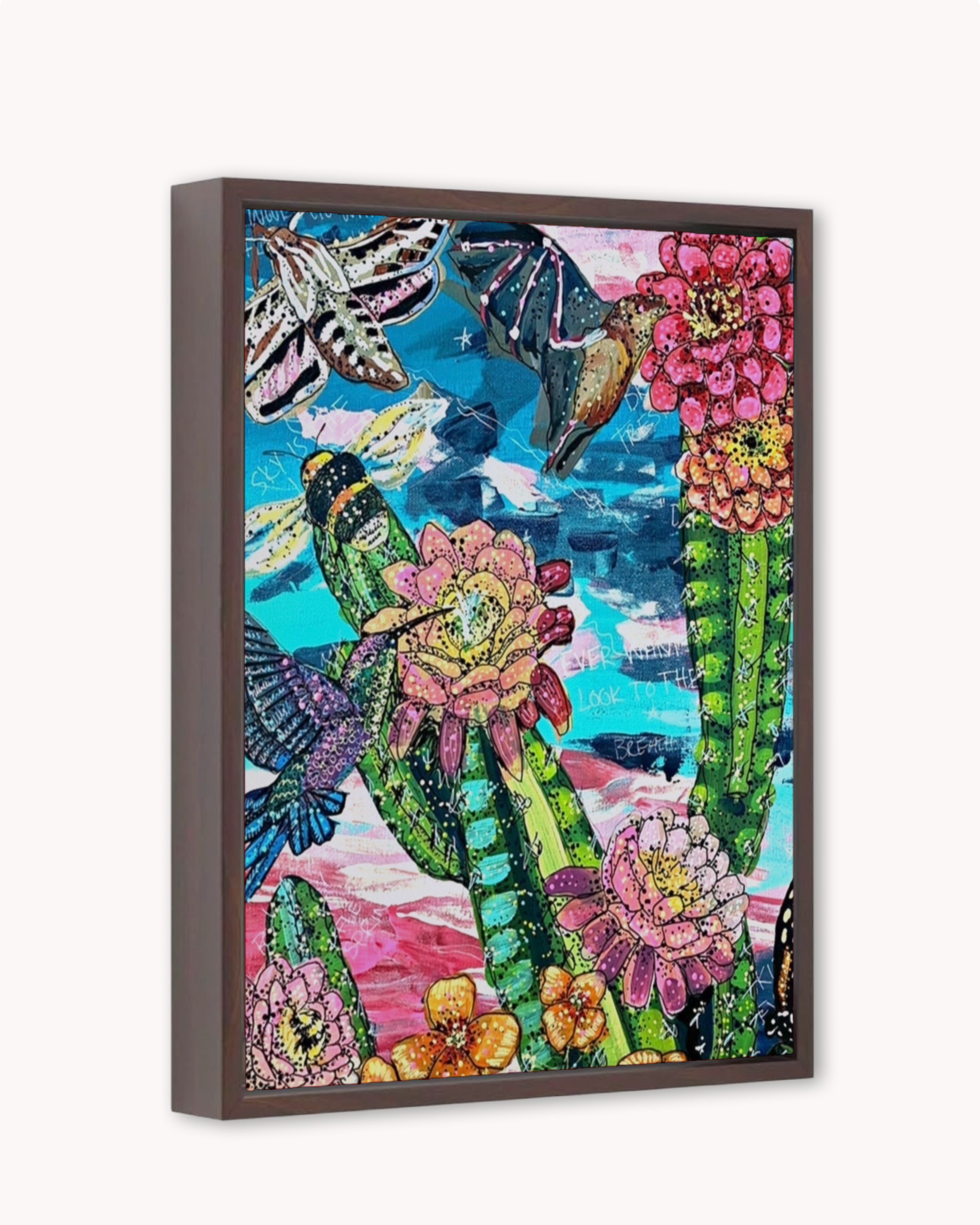Desert Twilight Pollinators Print