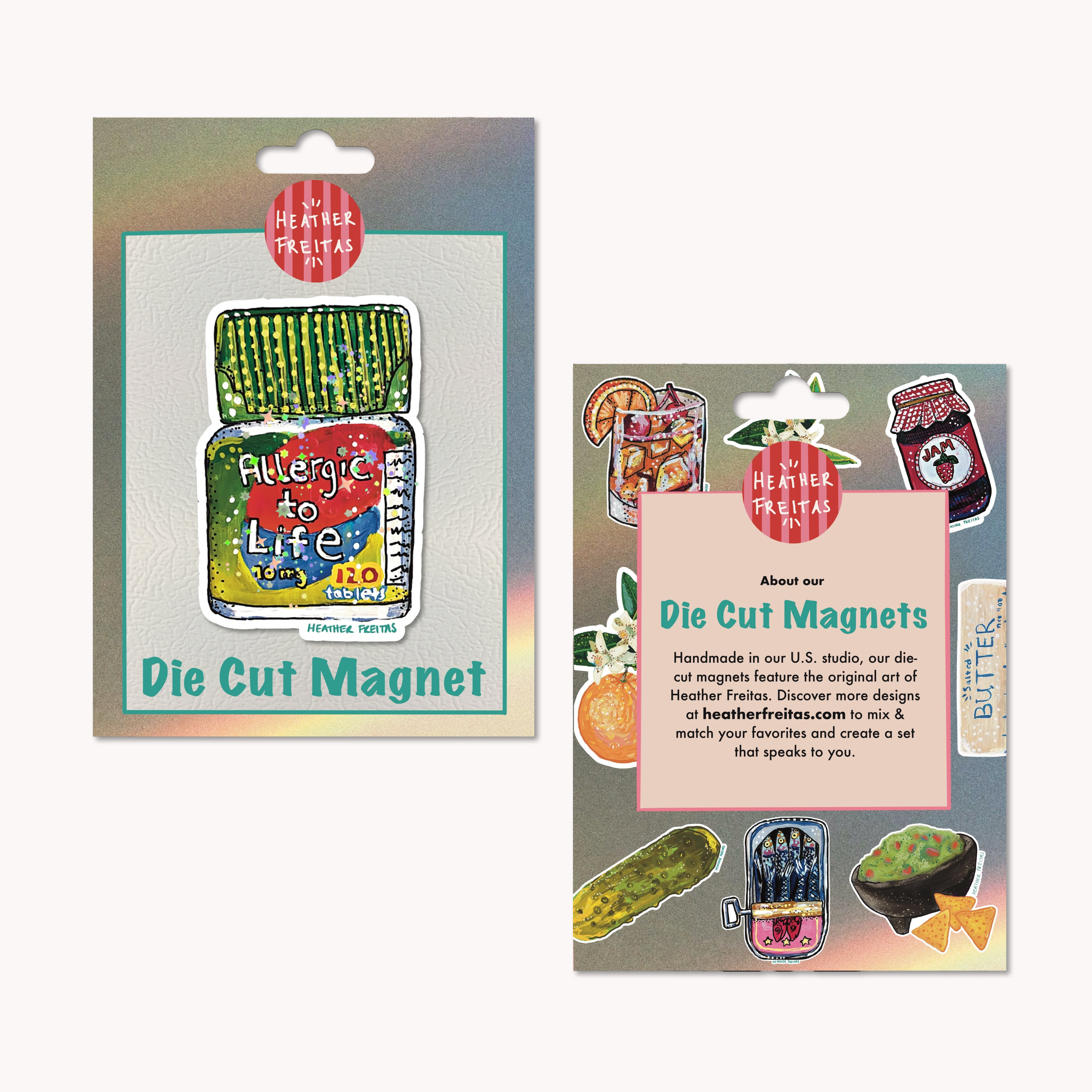 Allergic to Life Magnet ( Die-Cut )