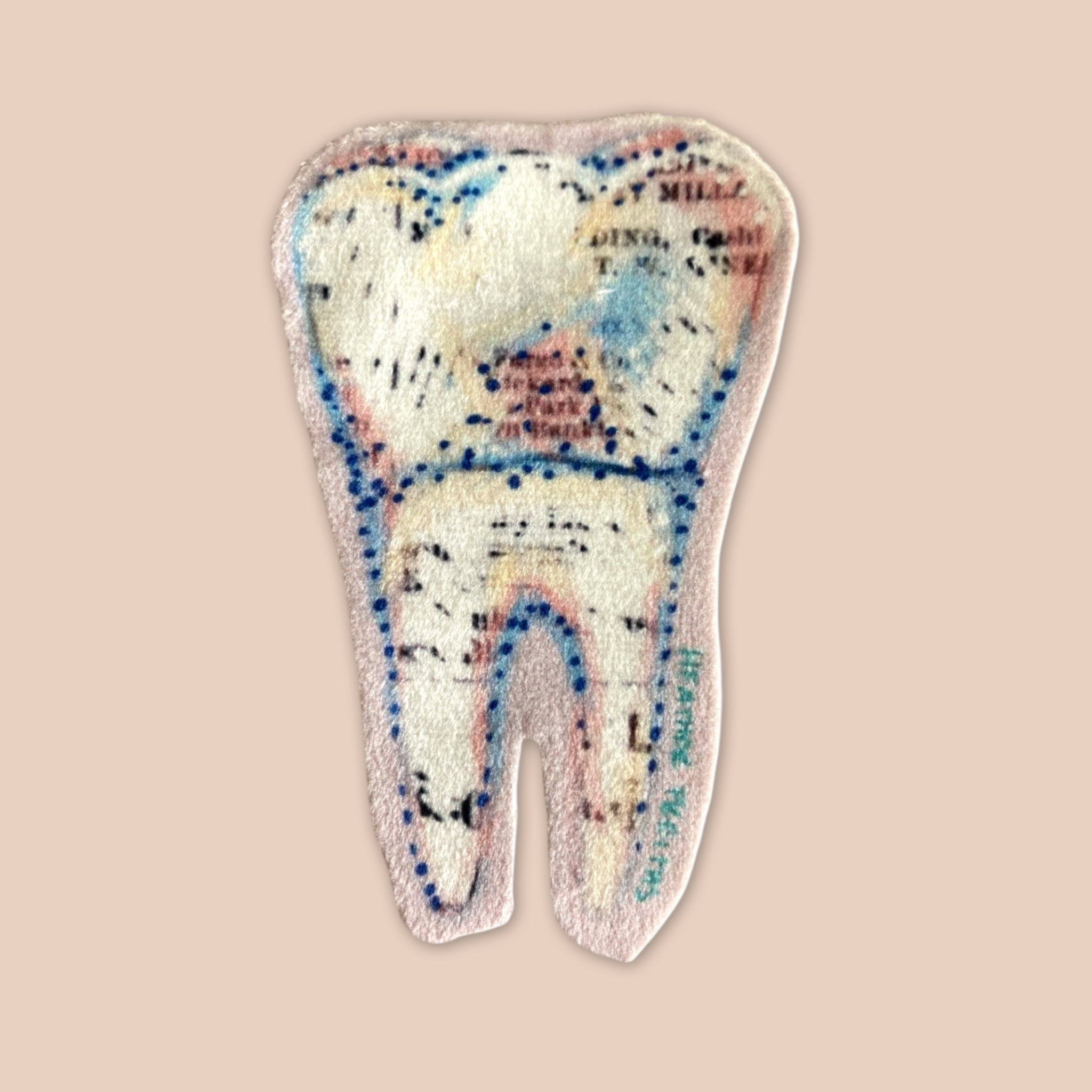 Tooth - Sew On Velveteen Patch