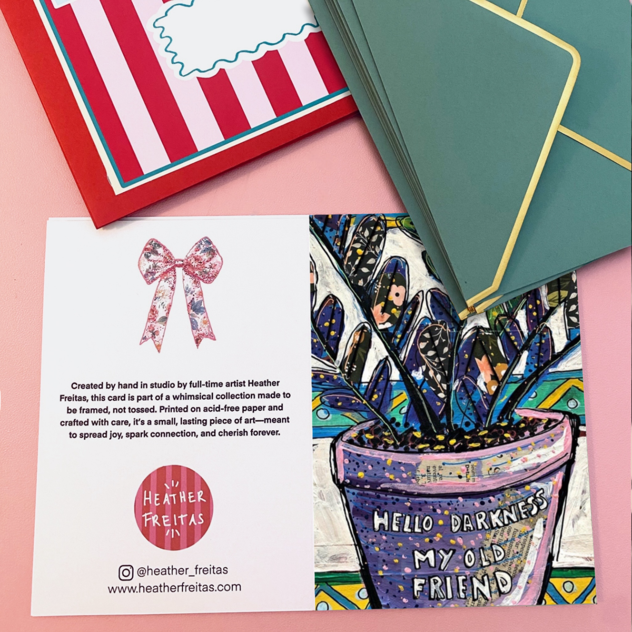 Hello Darkness My Old Friend - Greeting Card / Fine Art Print