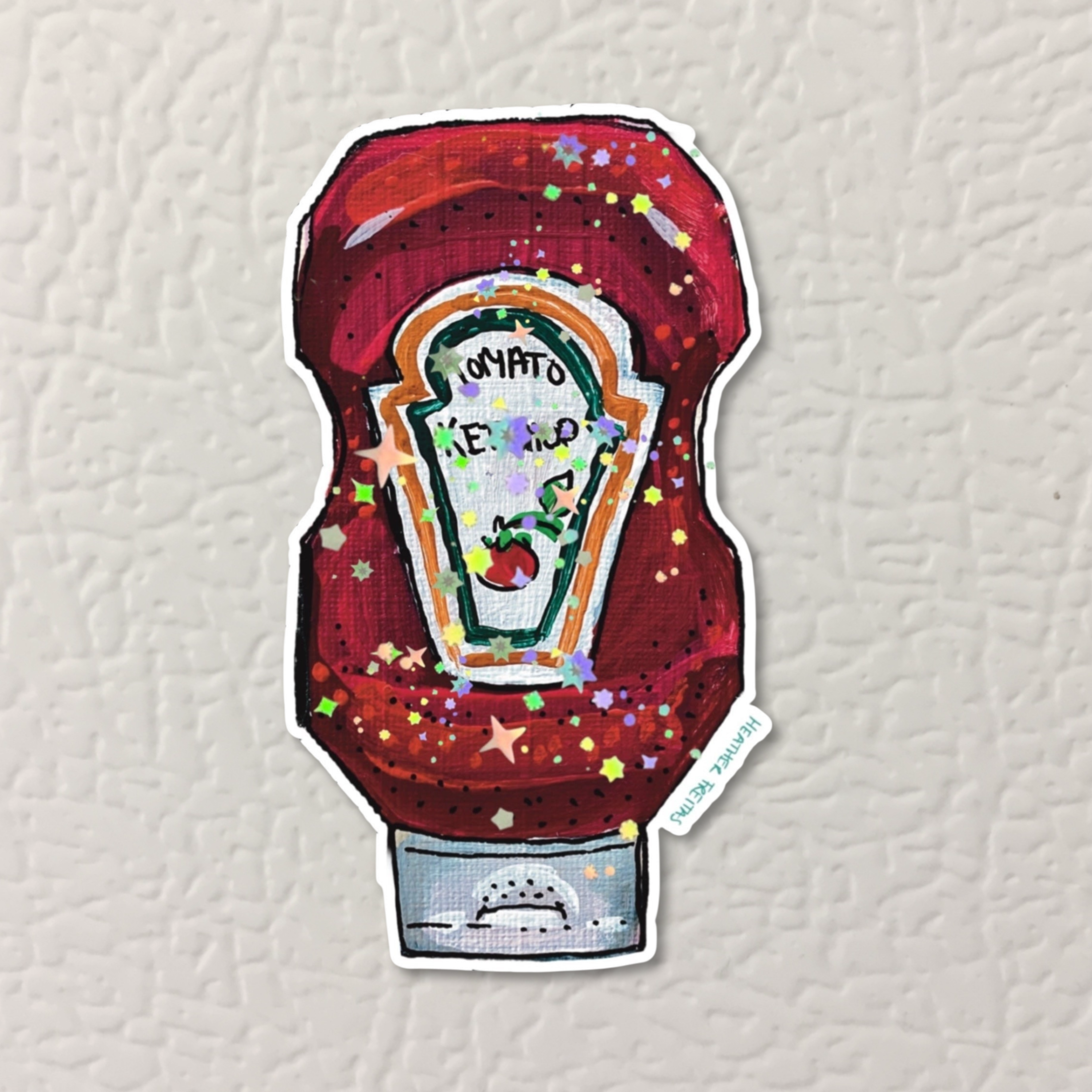 Ketchup Magnet ( Die-Cut )