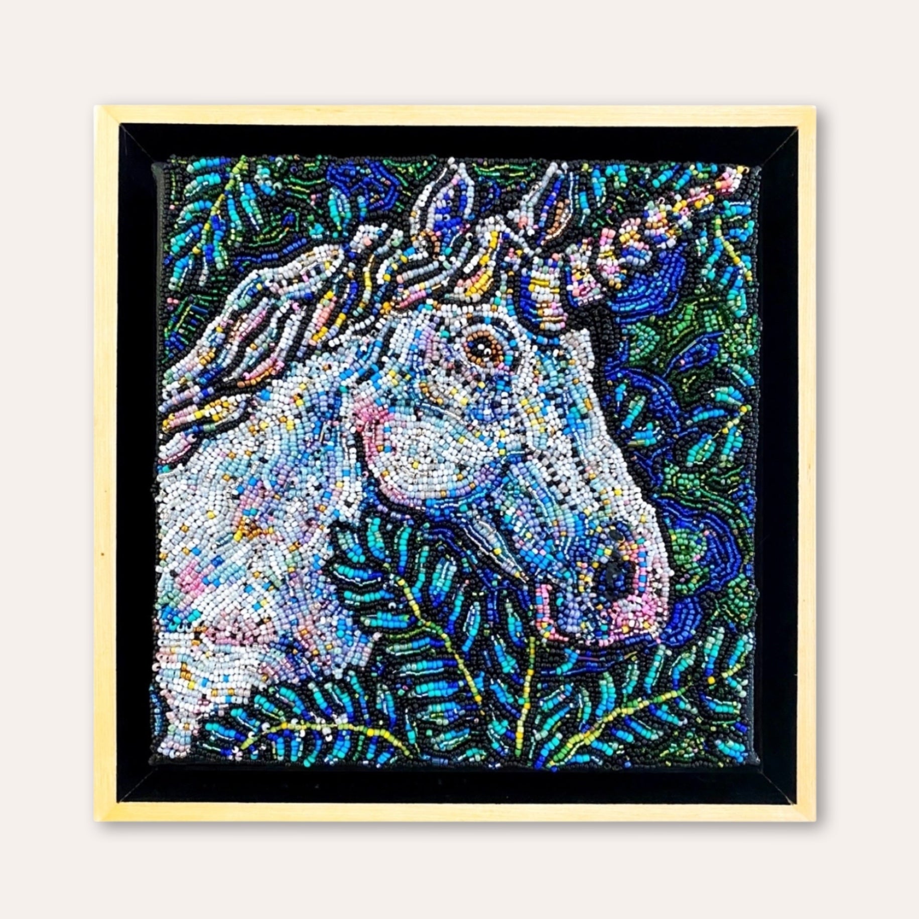 CUSTOM Beaded Art Painting - Fully Beaded