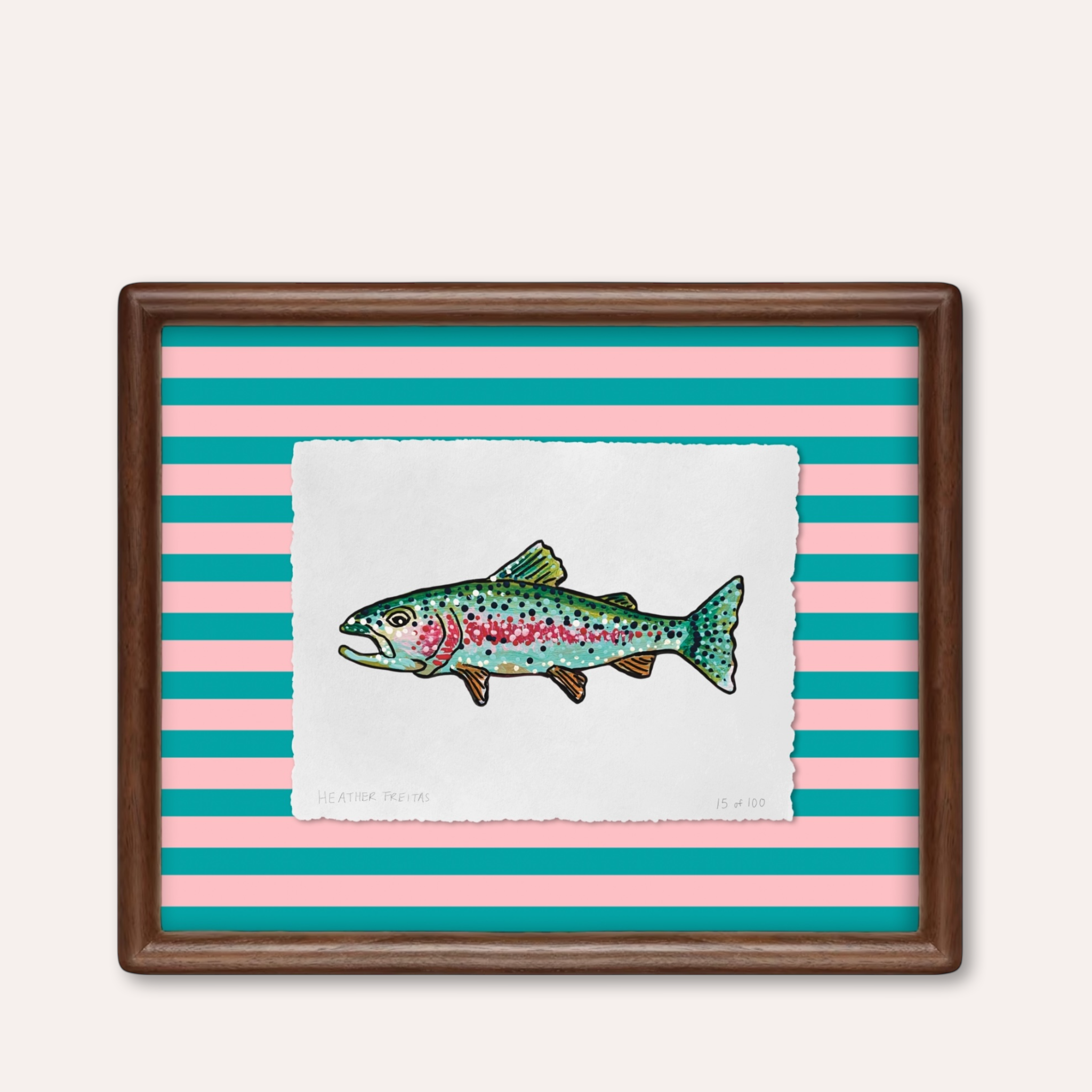 Trout Limited Edition Framed Print