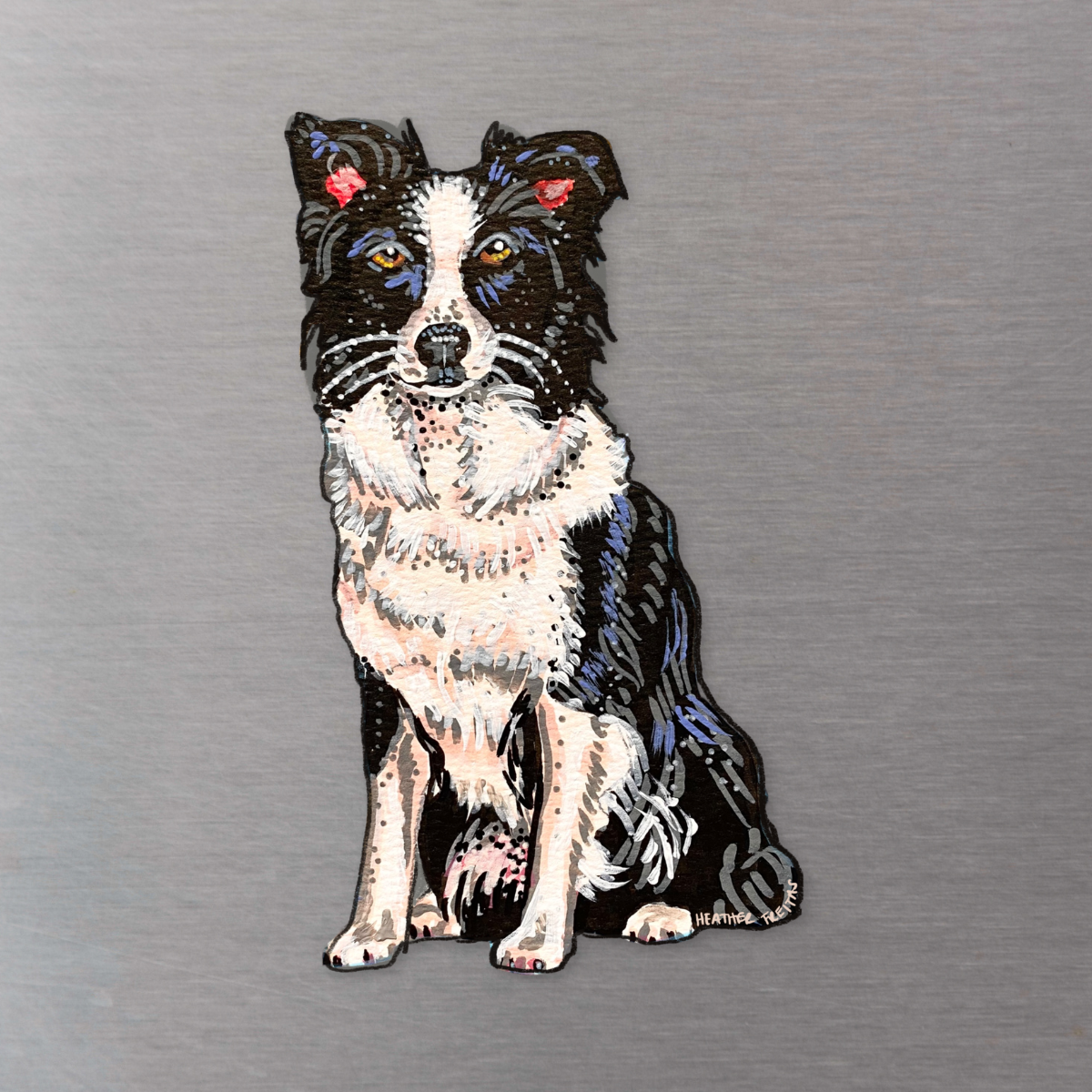 Border Collie Magnet ( Die-Cut )