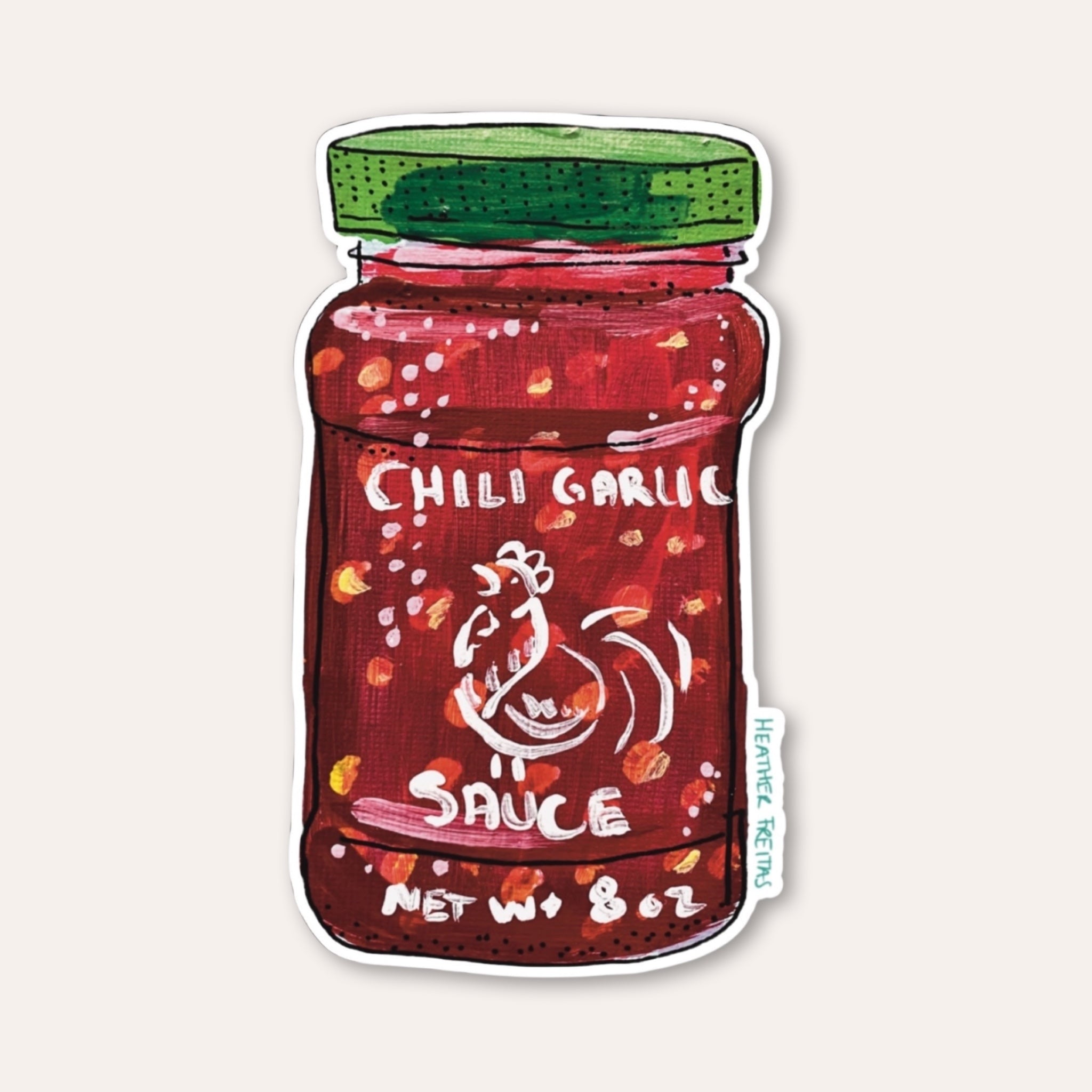 Chili Garlic Sauce Sticker