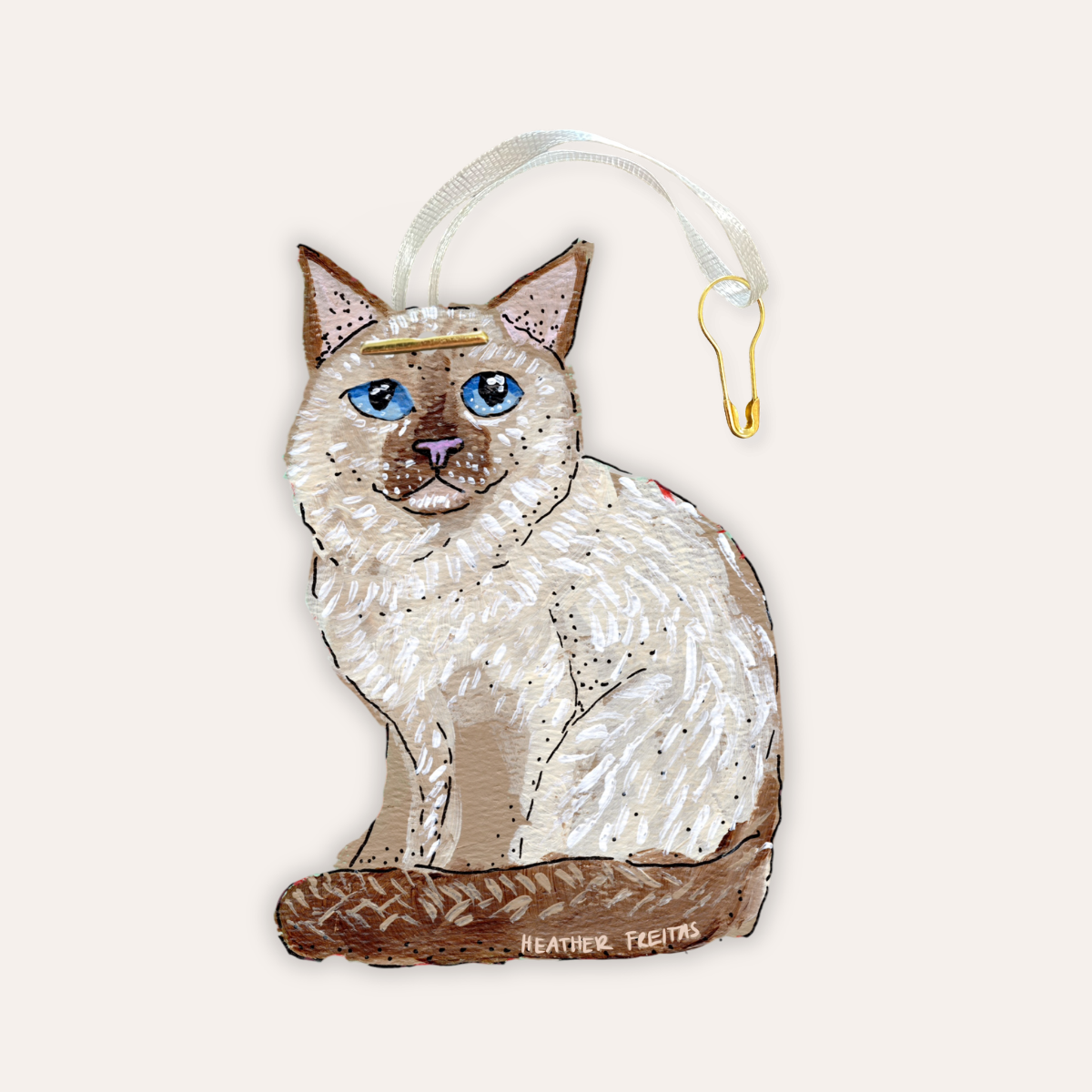 Birman Cat Gift Tag