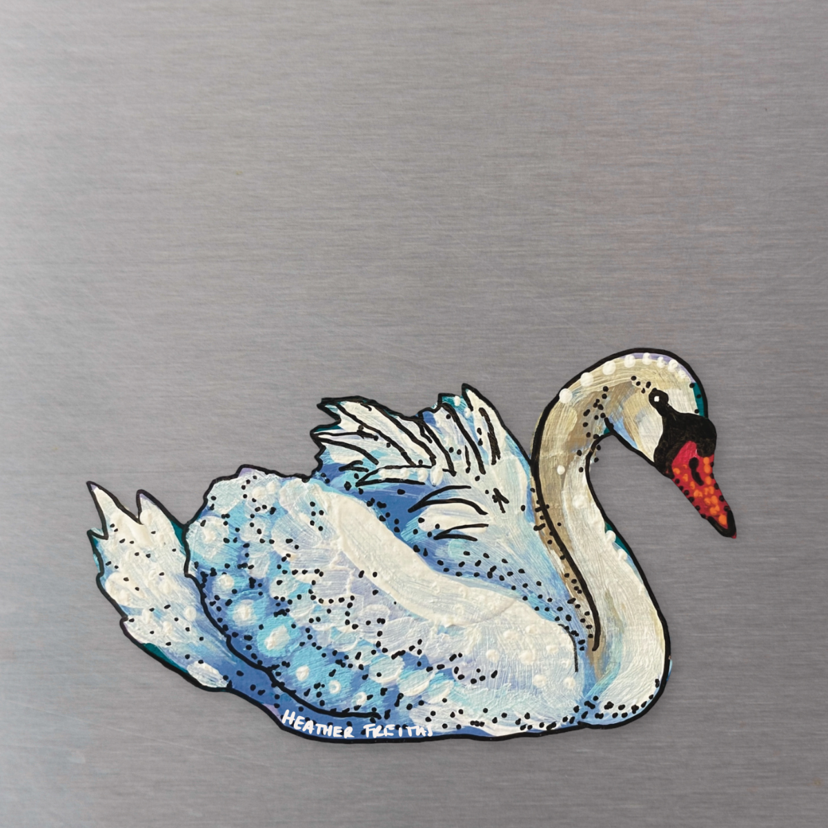 Swan Magnet ( Die-Cut )