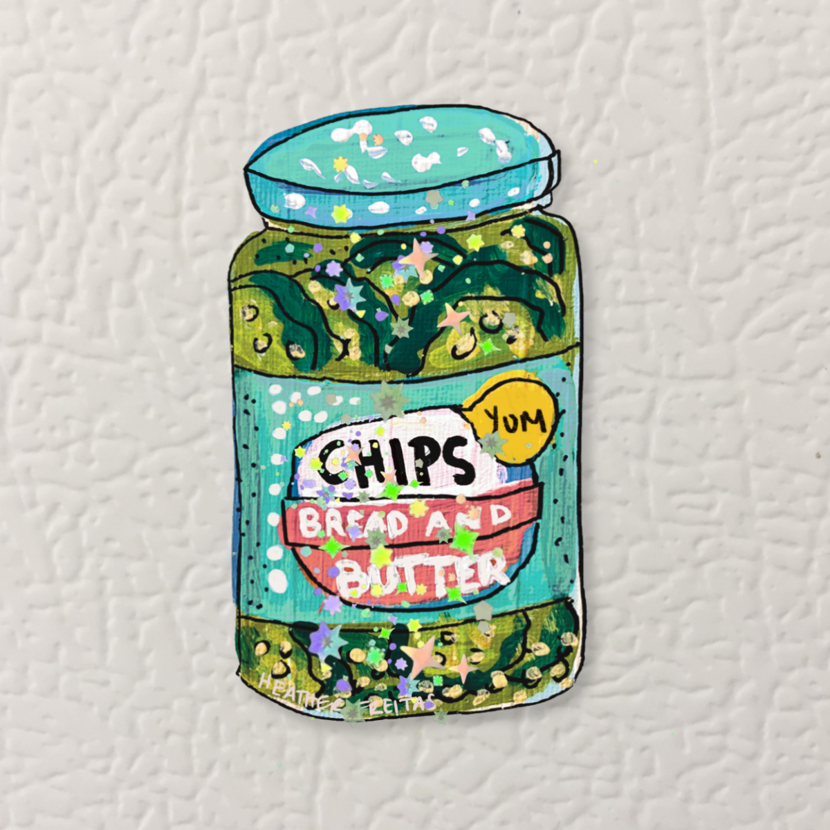 Bread & Butter Chips Magnet ( Die-Cut )