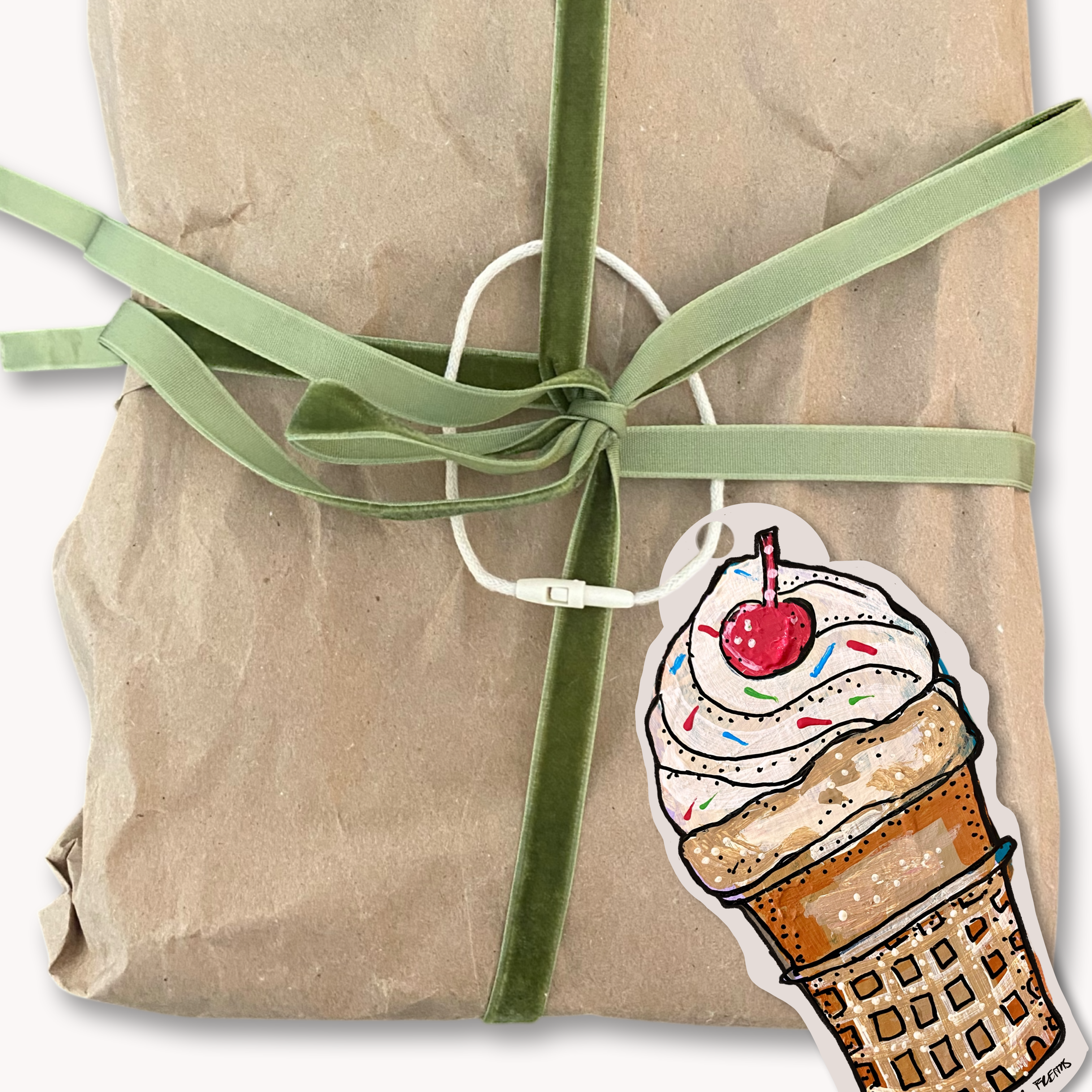 Sundae Fine Art Gift Tags ( 12 pack )