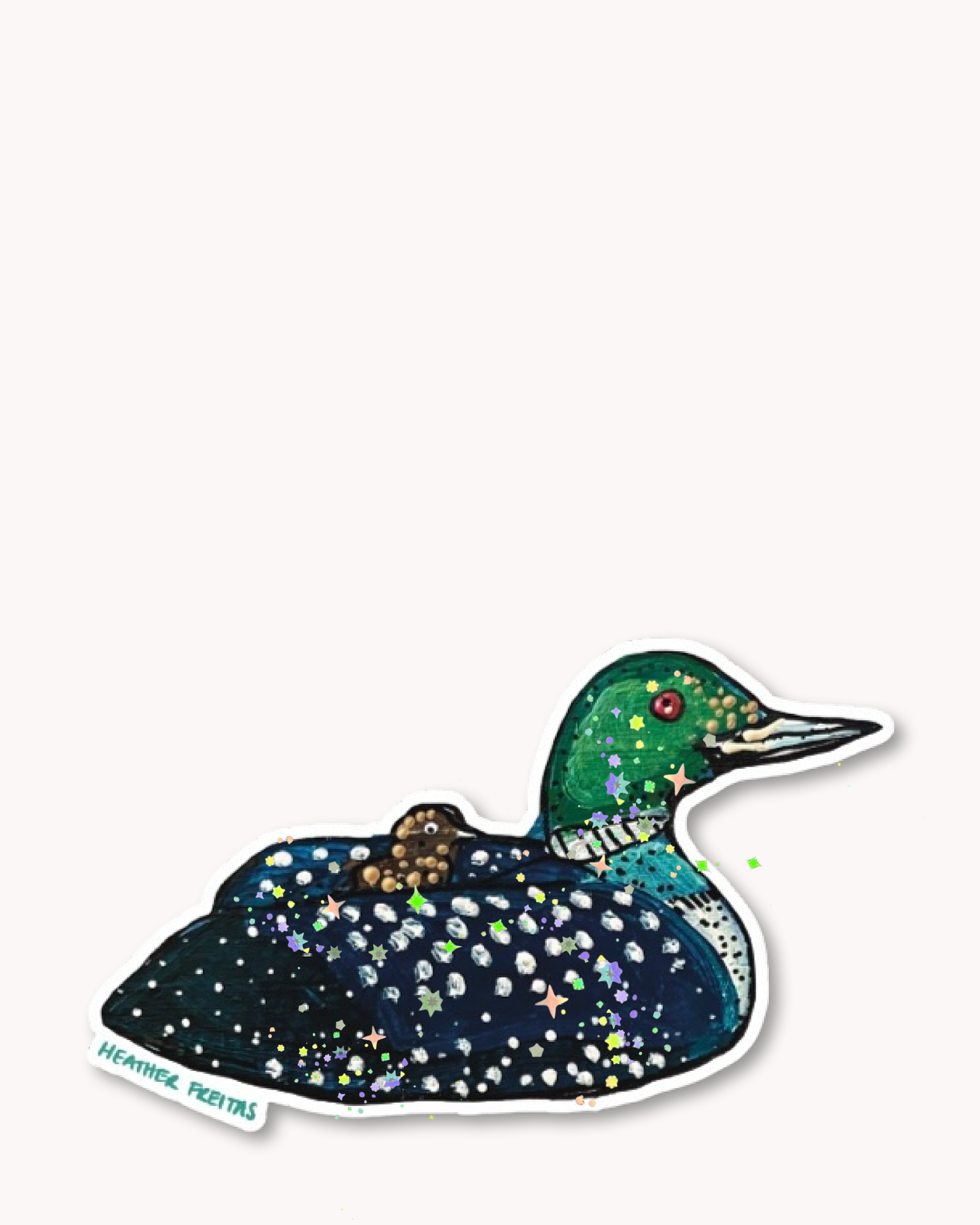 Loon Sticker