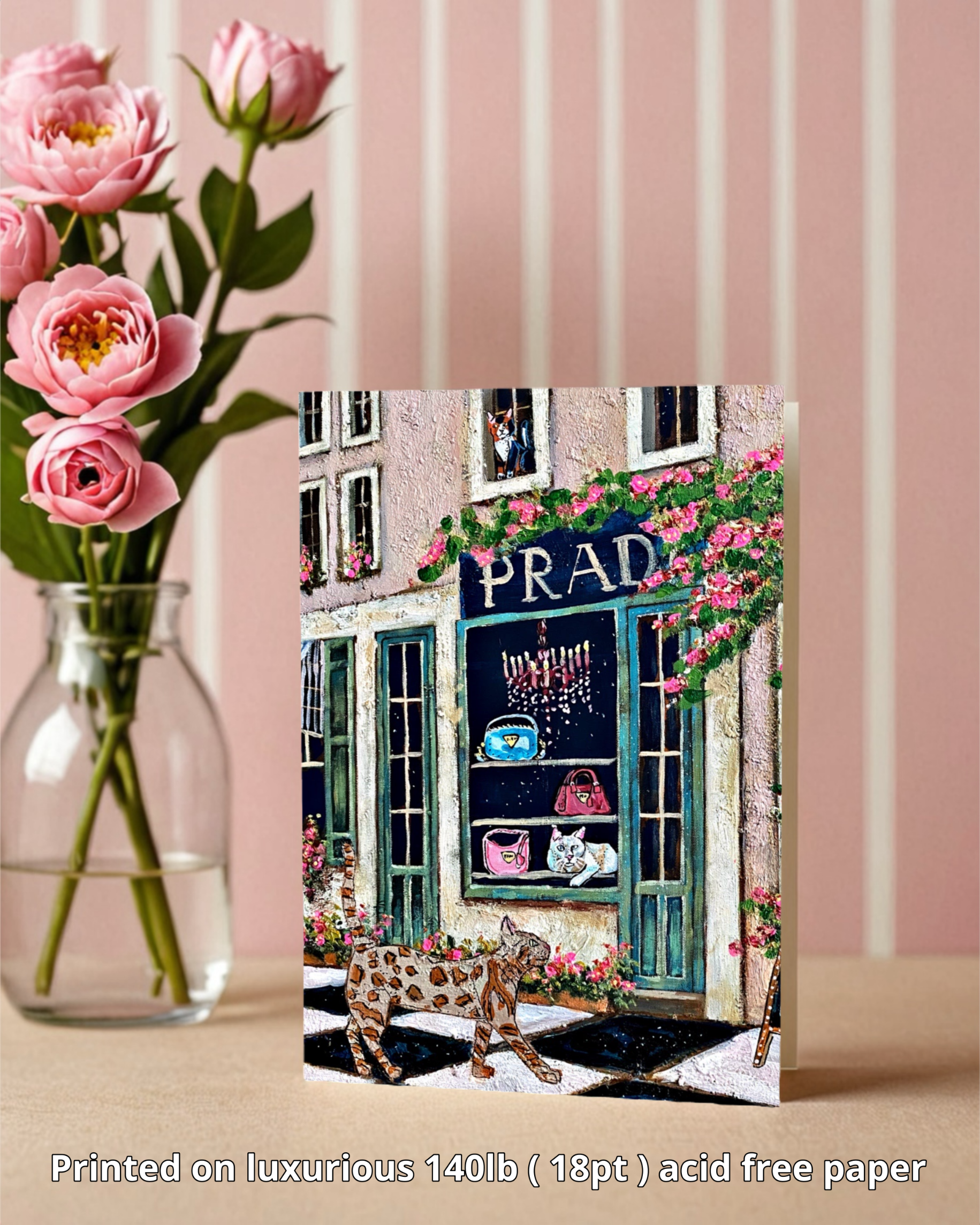 Cat Lady Club Love - Greeting Card / Fine Art Print