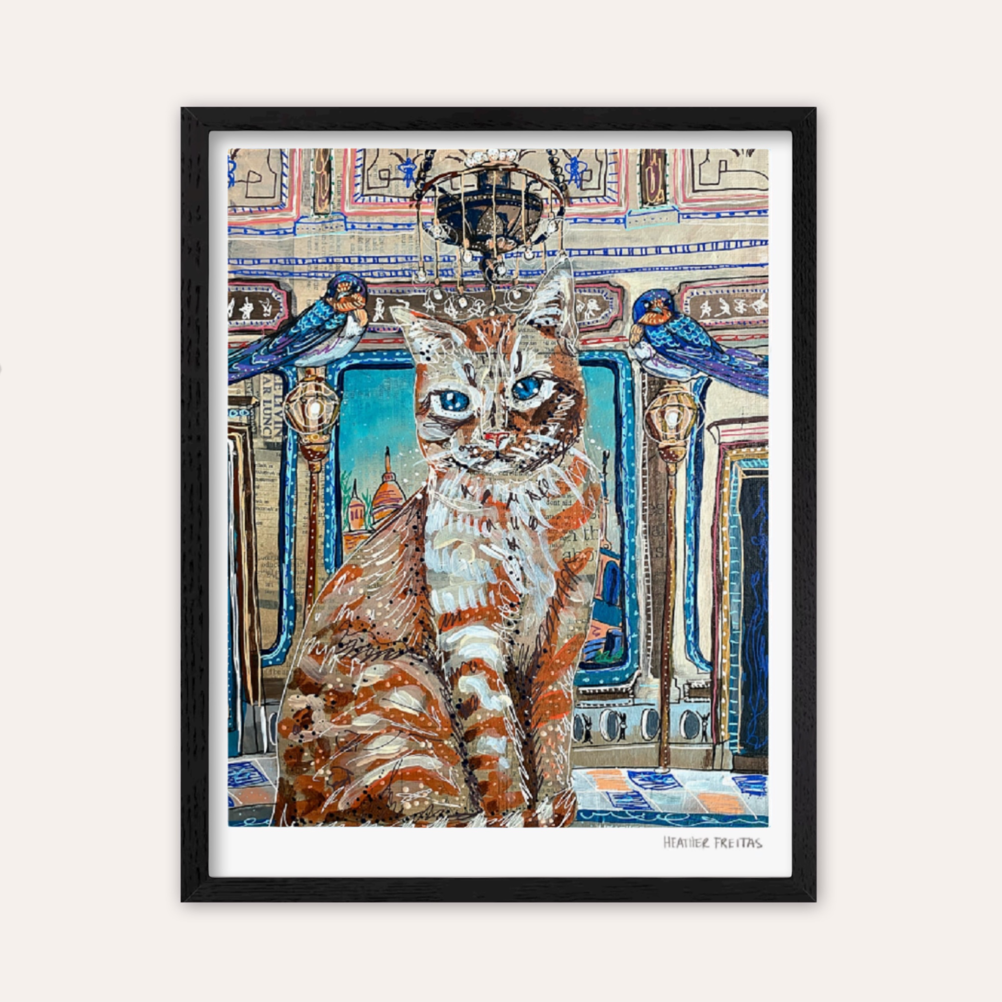 Royal Castle Cat Fine Art Print