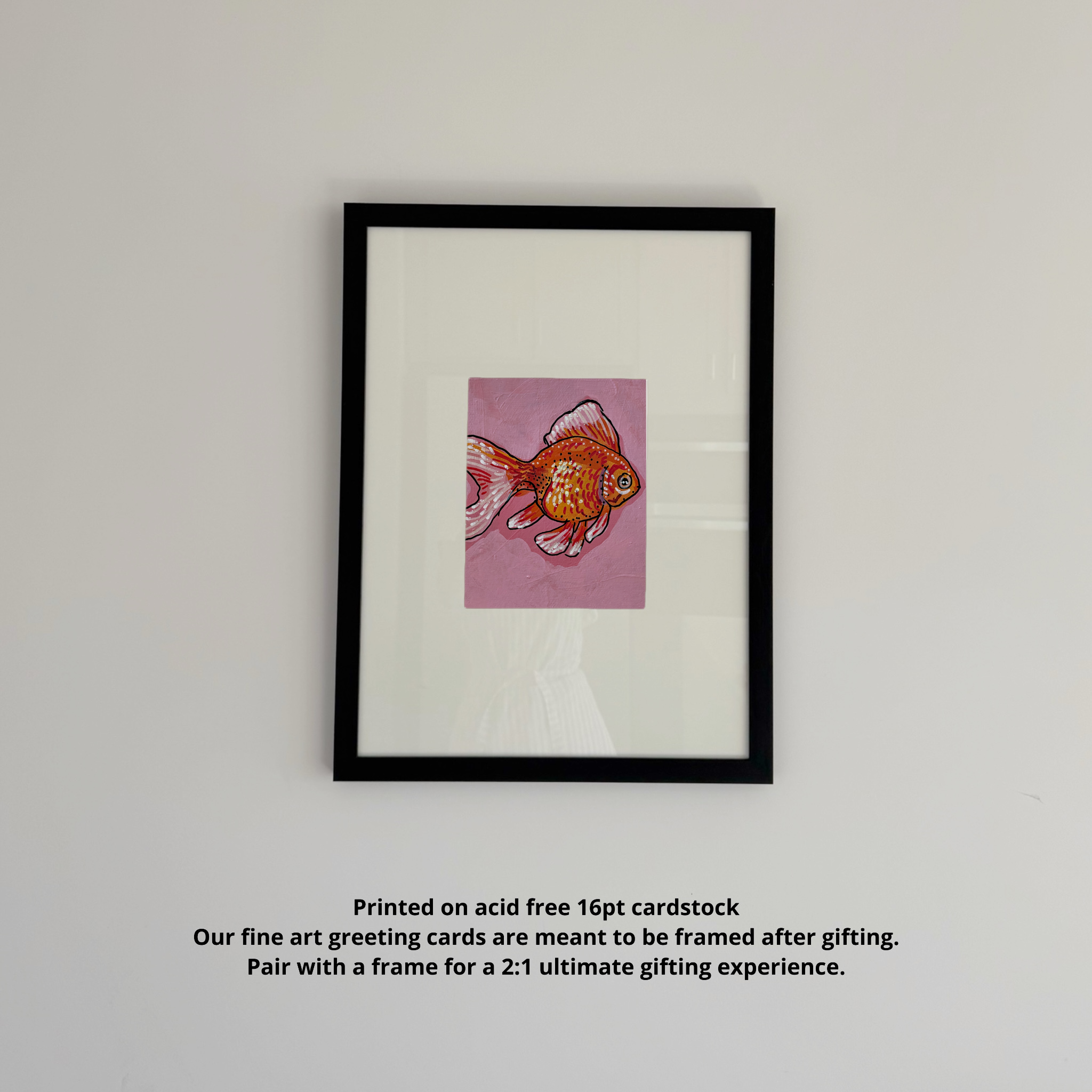 Fancy Goldfish Fine Art Greeting Card