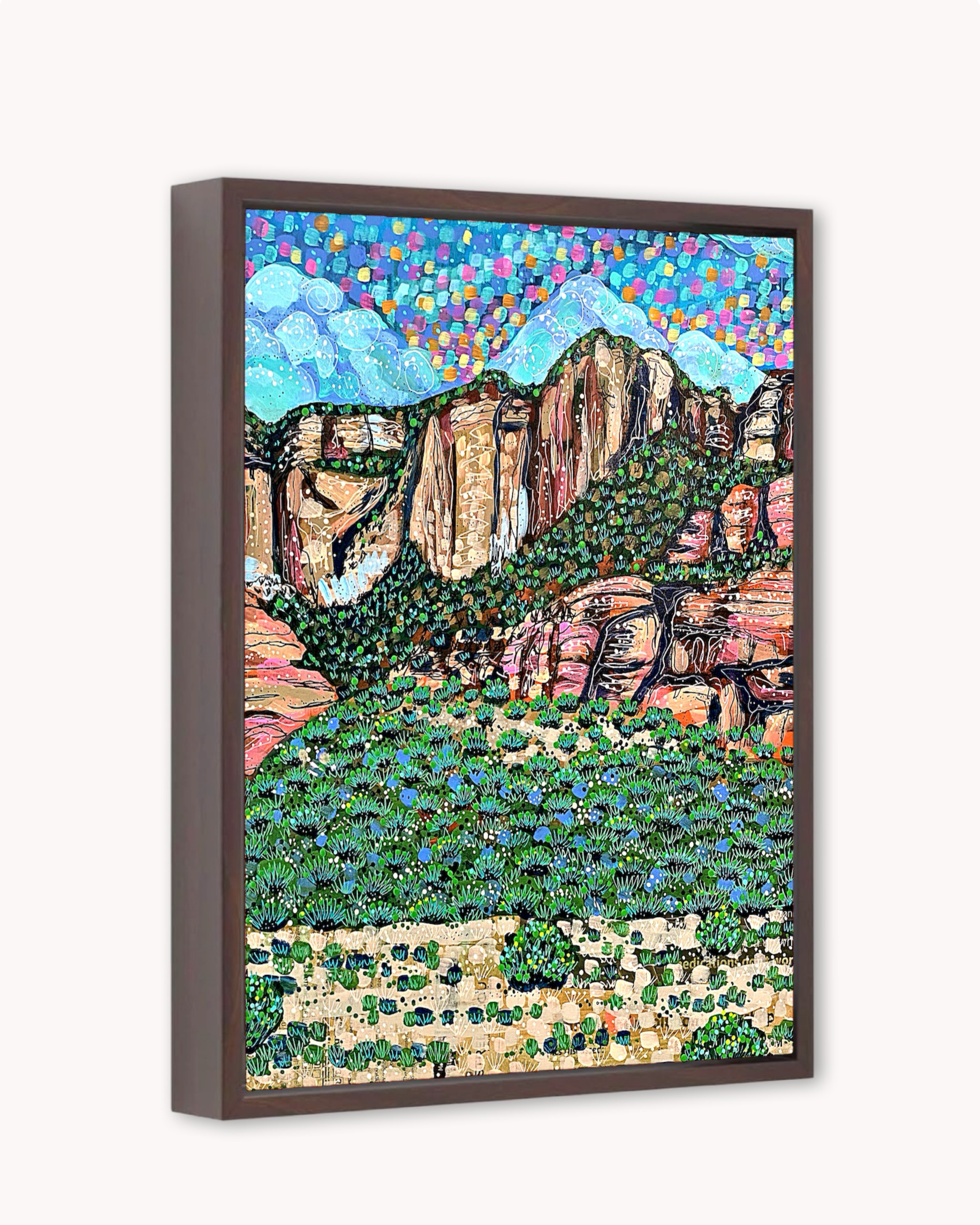 Evergreen Sandstone Print