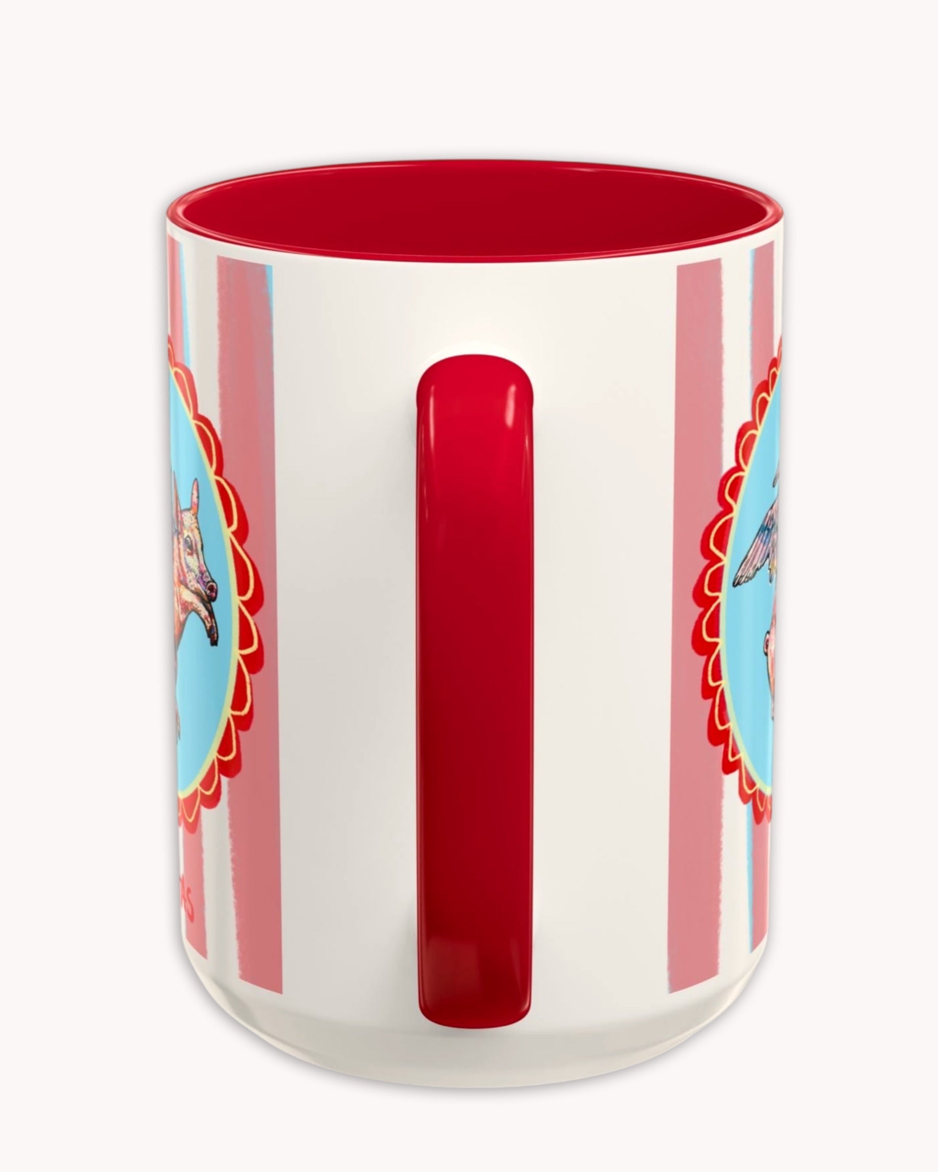 Flying Pig Coffee Mug 15oz