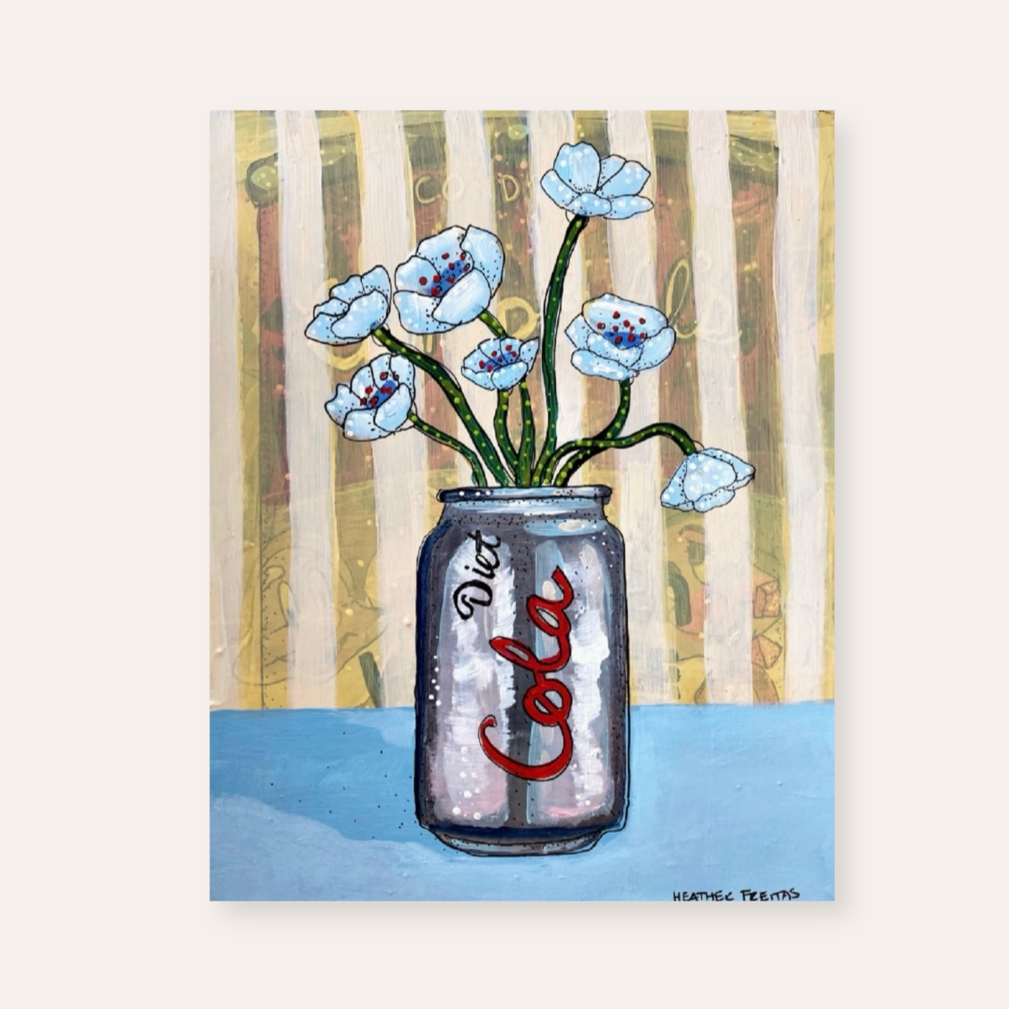 Diet Cola Bouquet ( Original Painting )