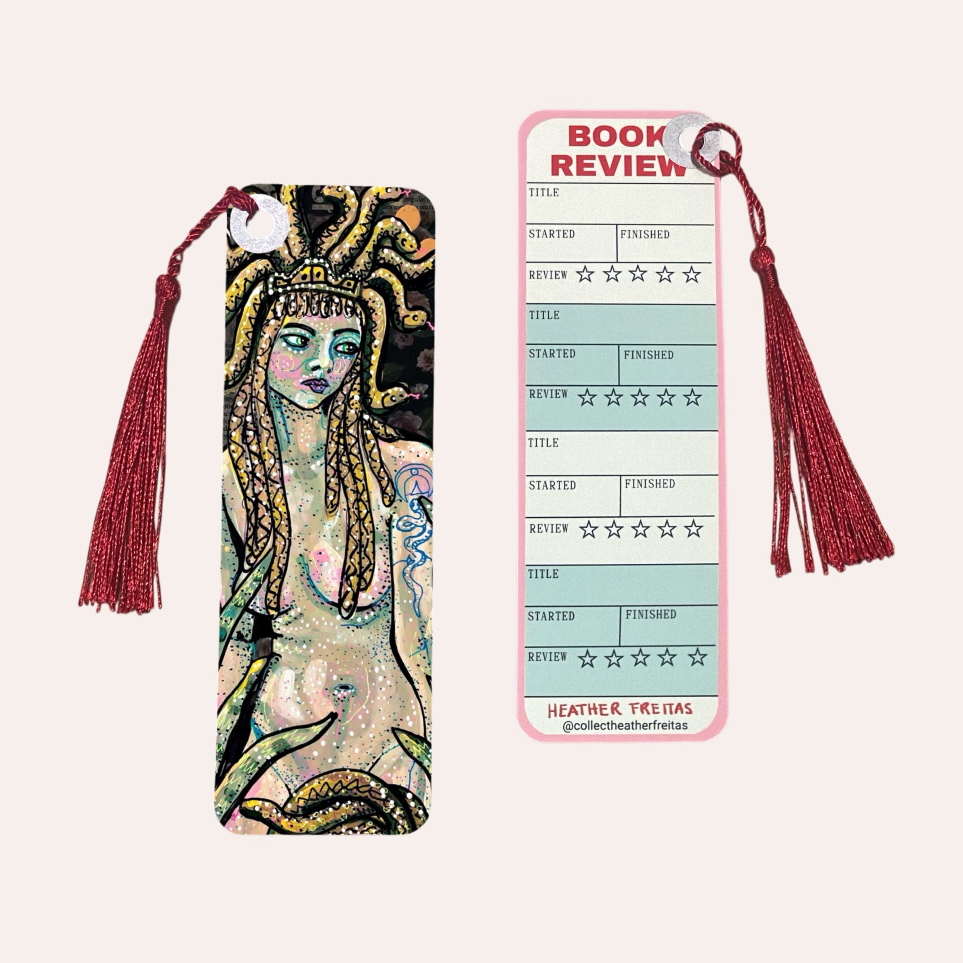 Medusa Soft Touch Premium Bookmark