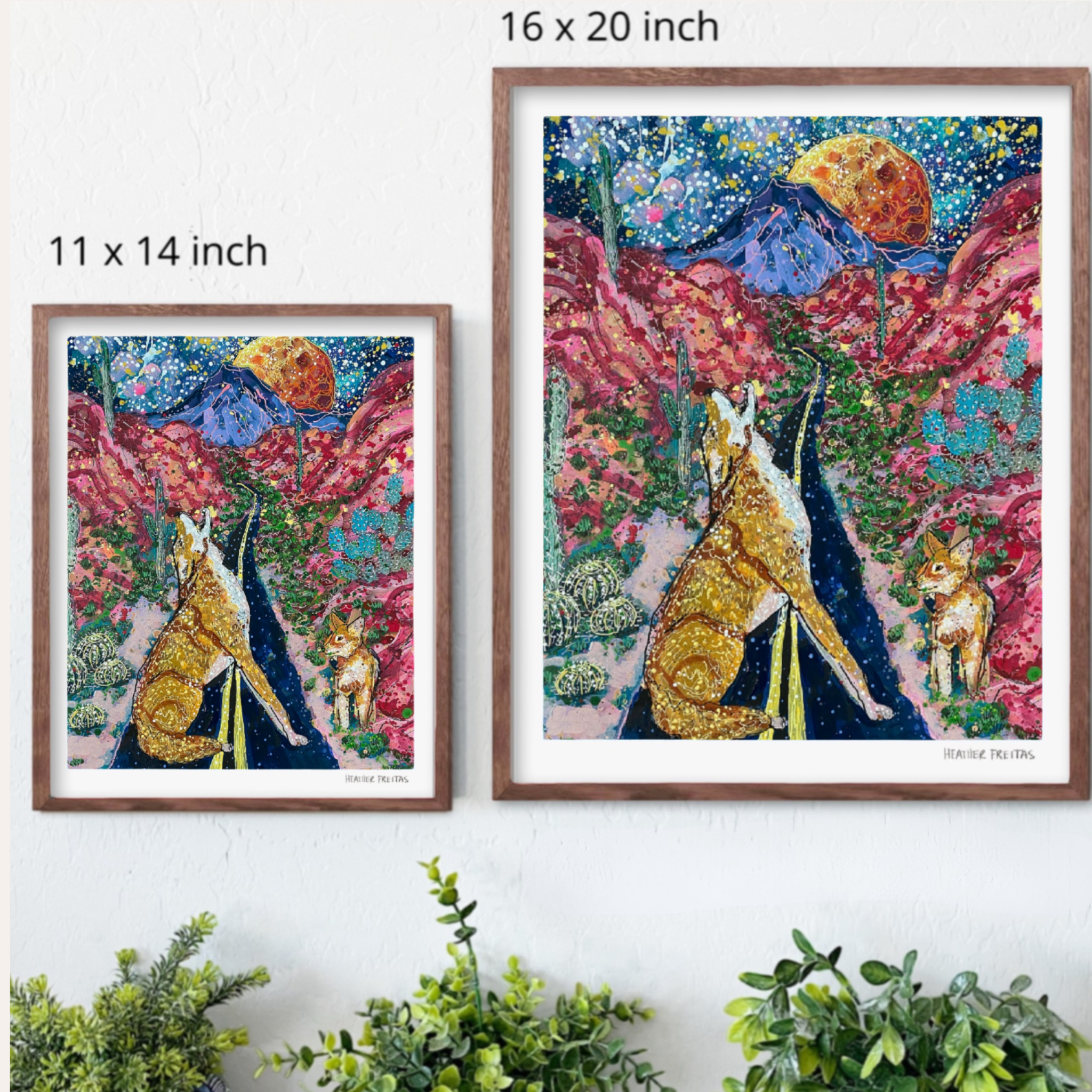 Desert Moon Fine Art Print
